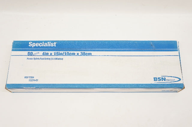 BSN Medical 7394 Specialist Plaster Splints Fast Setting 4inch x 15inch - Box of 50