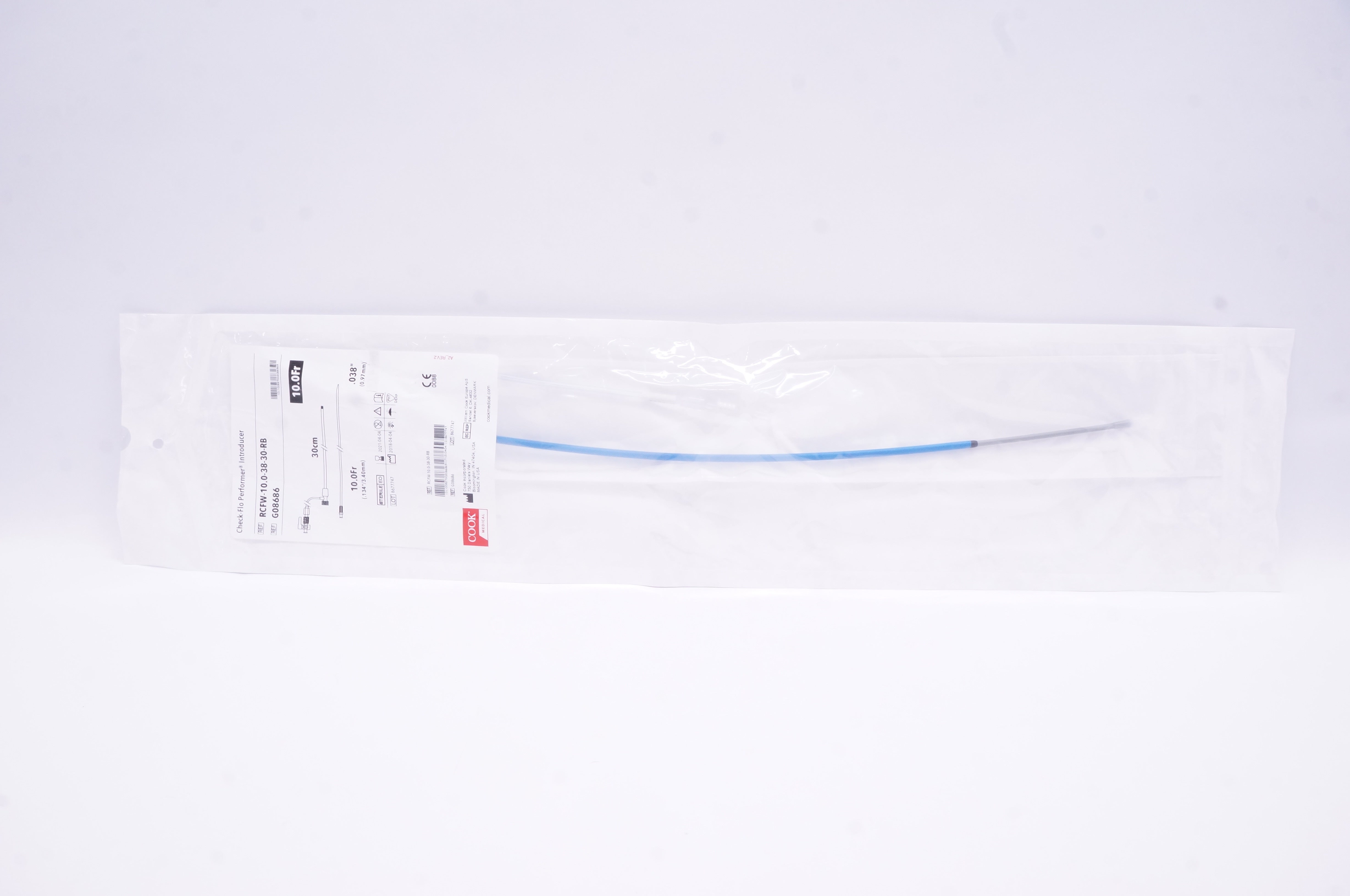 Cook Medical G98686 Check-Flo Performer Introducer 10Fr 30cm (x)