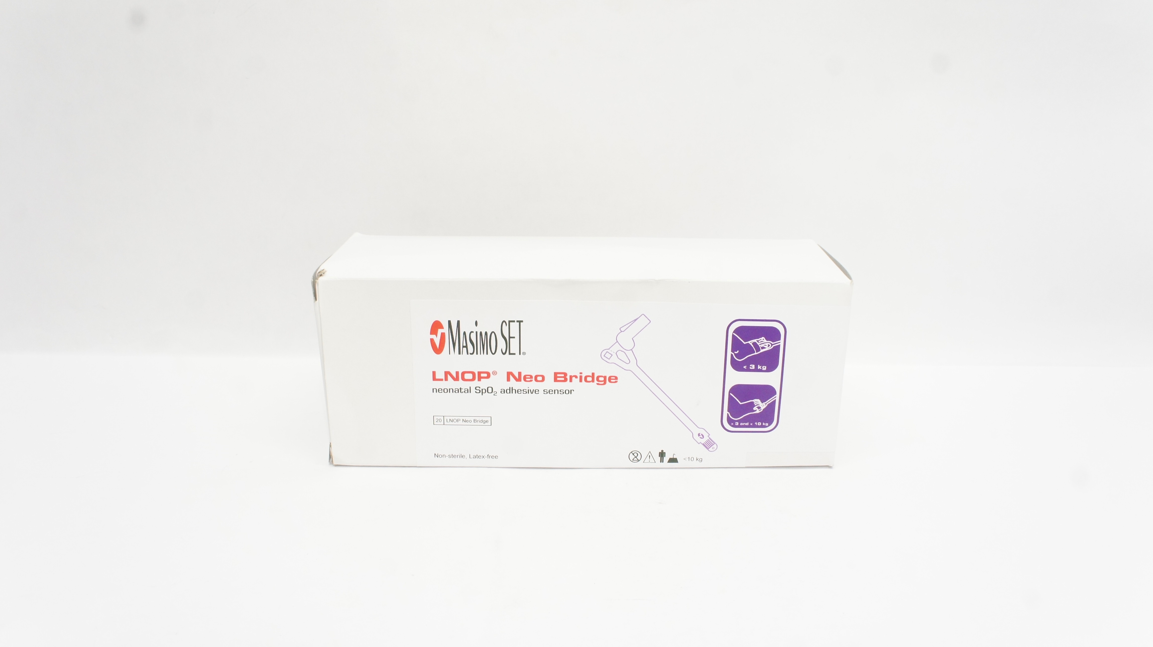 Masimo Set 1611 LNOP Neo Bridge Neonatal SPO2 Adhesive Sensor - Box of 19