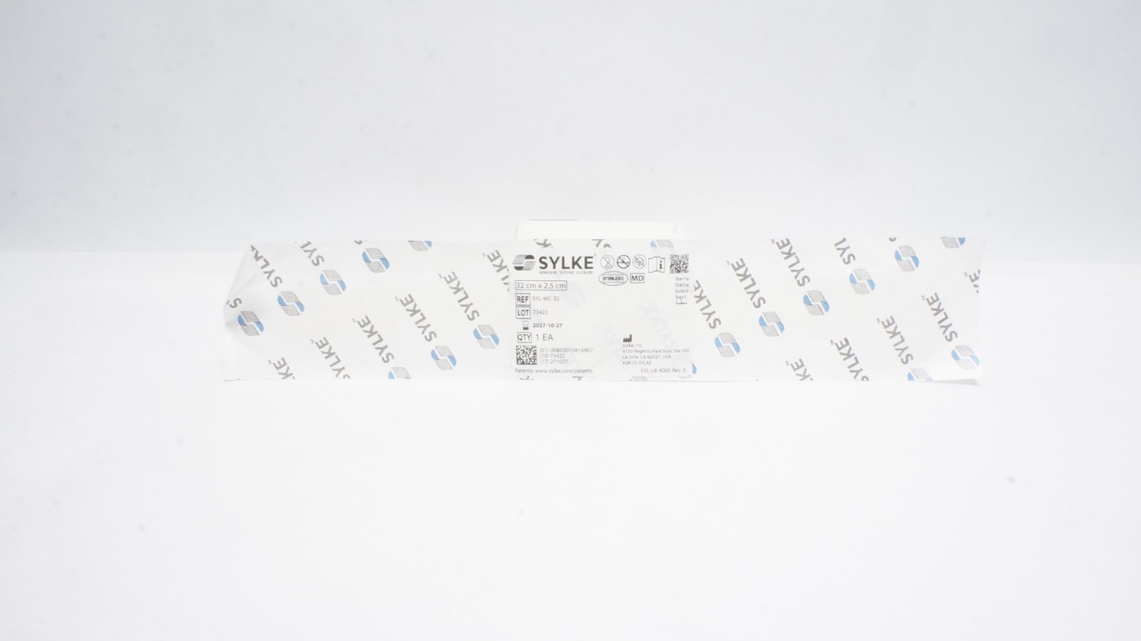 SYLKE SYL-WC-32 Adhesive Wound Closure 32 cm x 2.5 cm