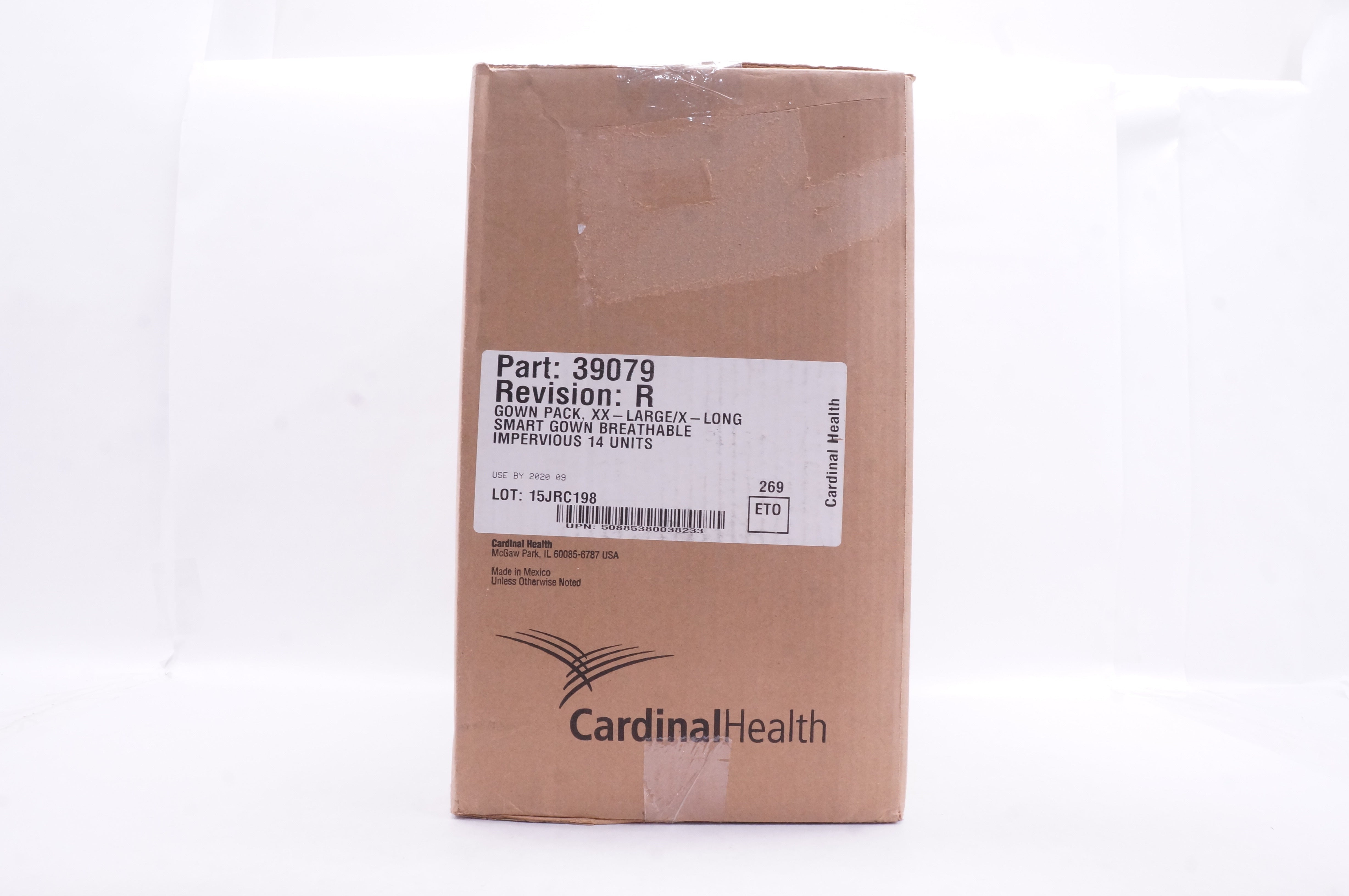 Cardinal Health 39079 SmartGown Breathable Gown XXL/X-Long (x) - Case of 14