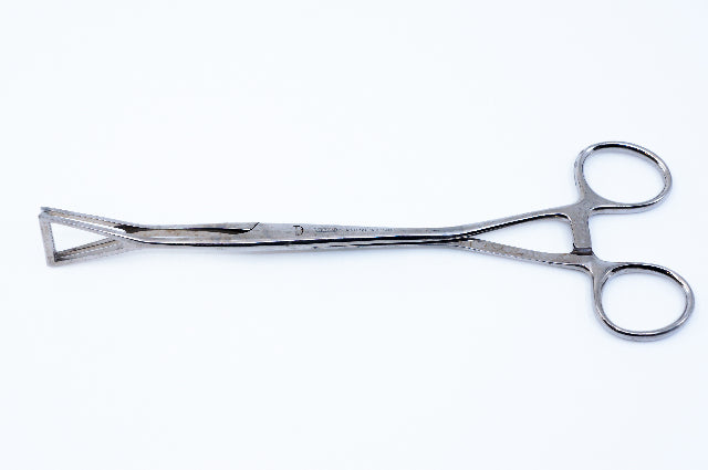 Vantage Collin Tongue Seizing Forceps Clamps, 8 in