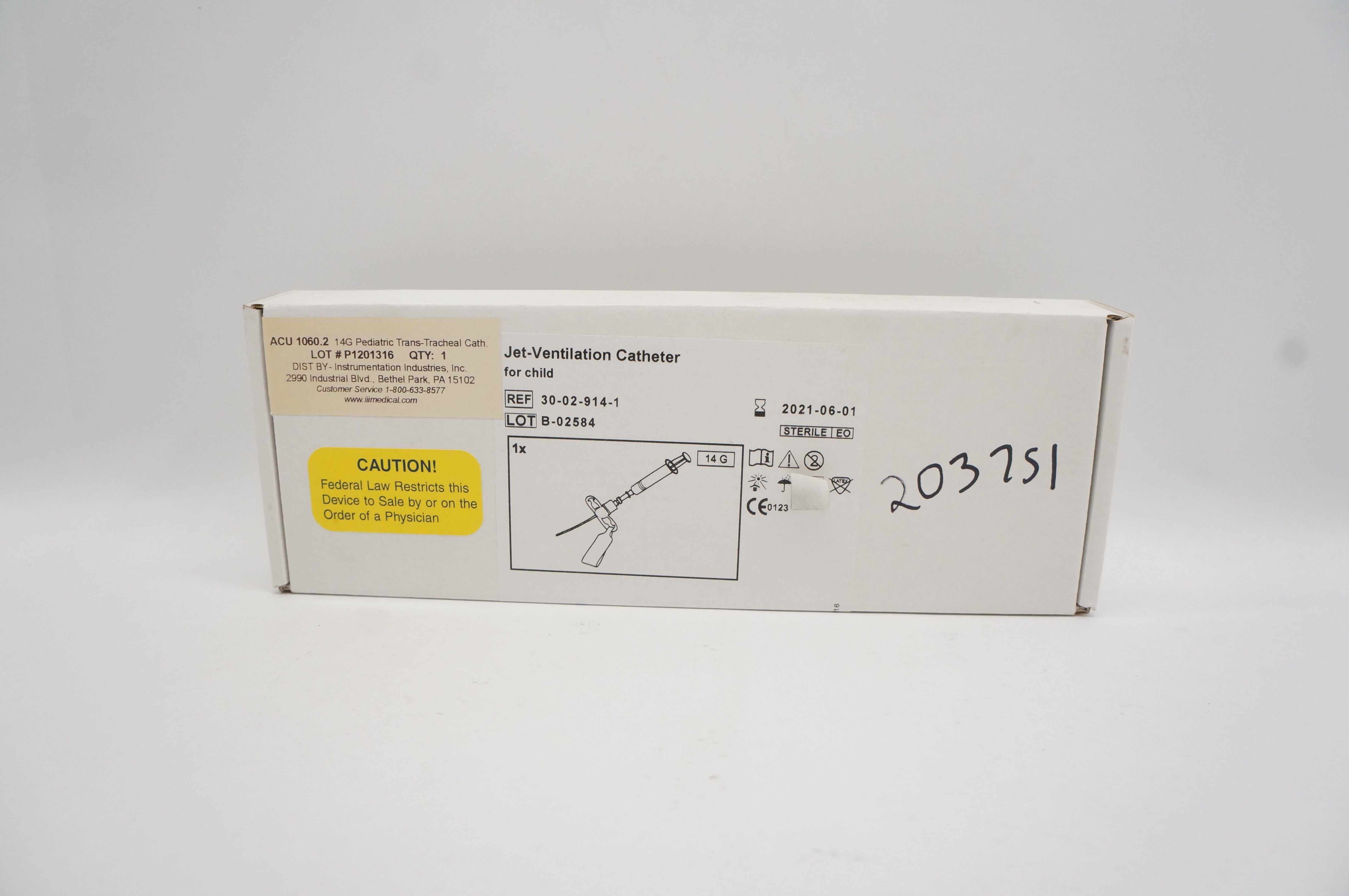 VBM 30-02-914-1 Jet-Ventilation Catheter for Child (x)