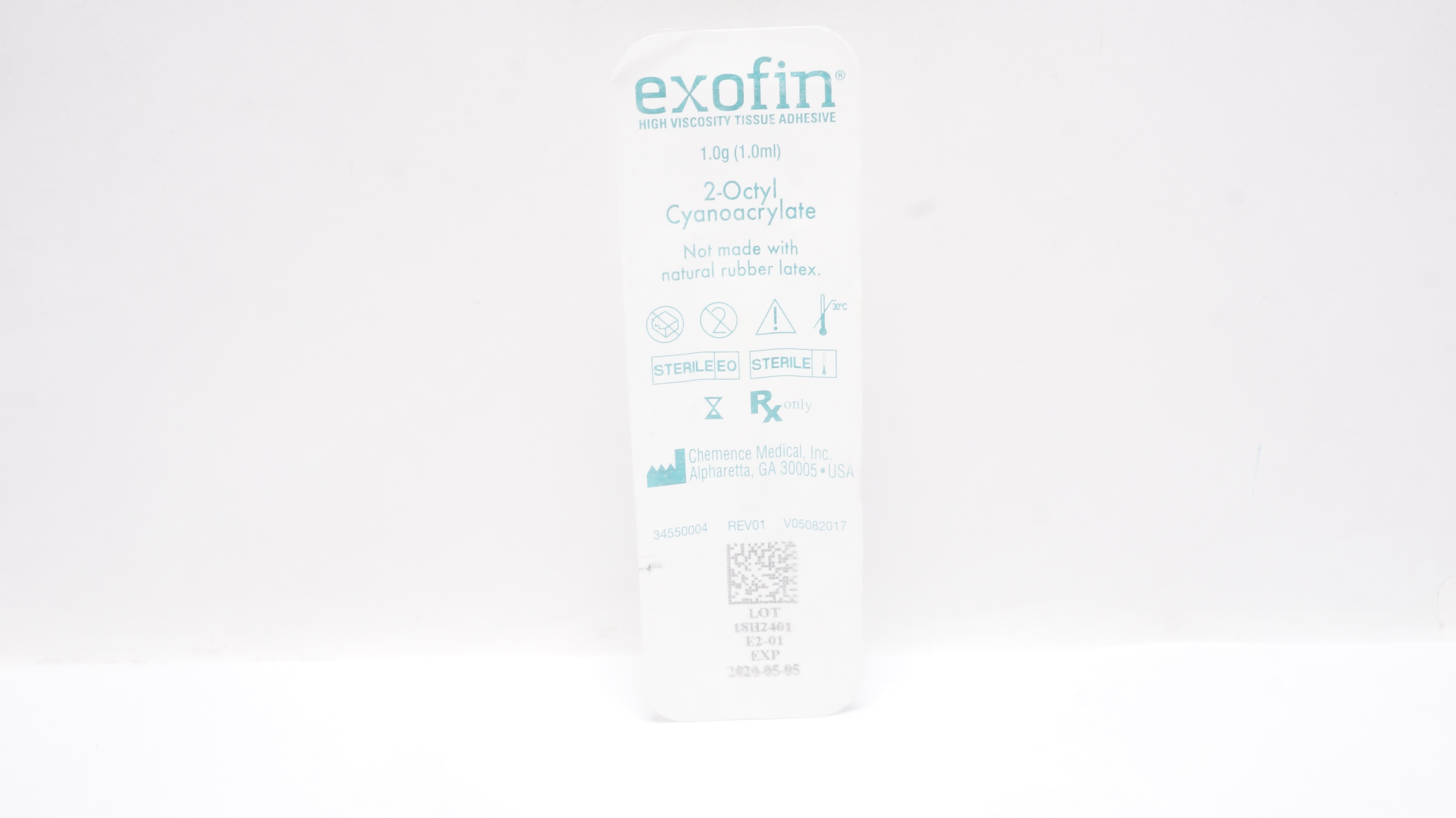 Chemence Exofin High Viscosity Tissue Adhesive 1.0ml 2-Octyl Cyanoacrylate (x)