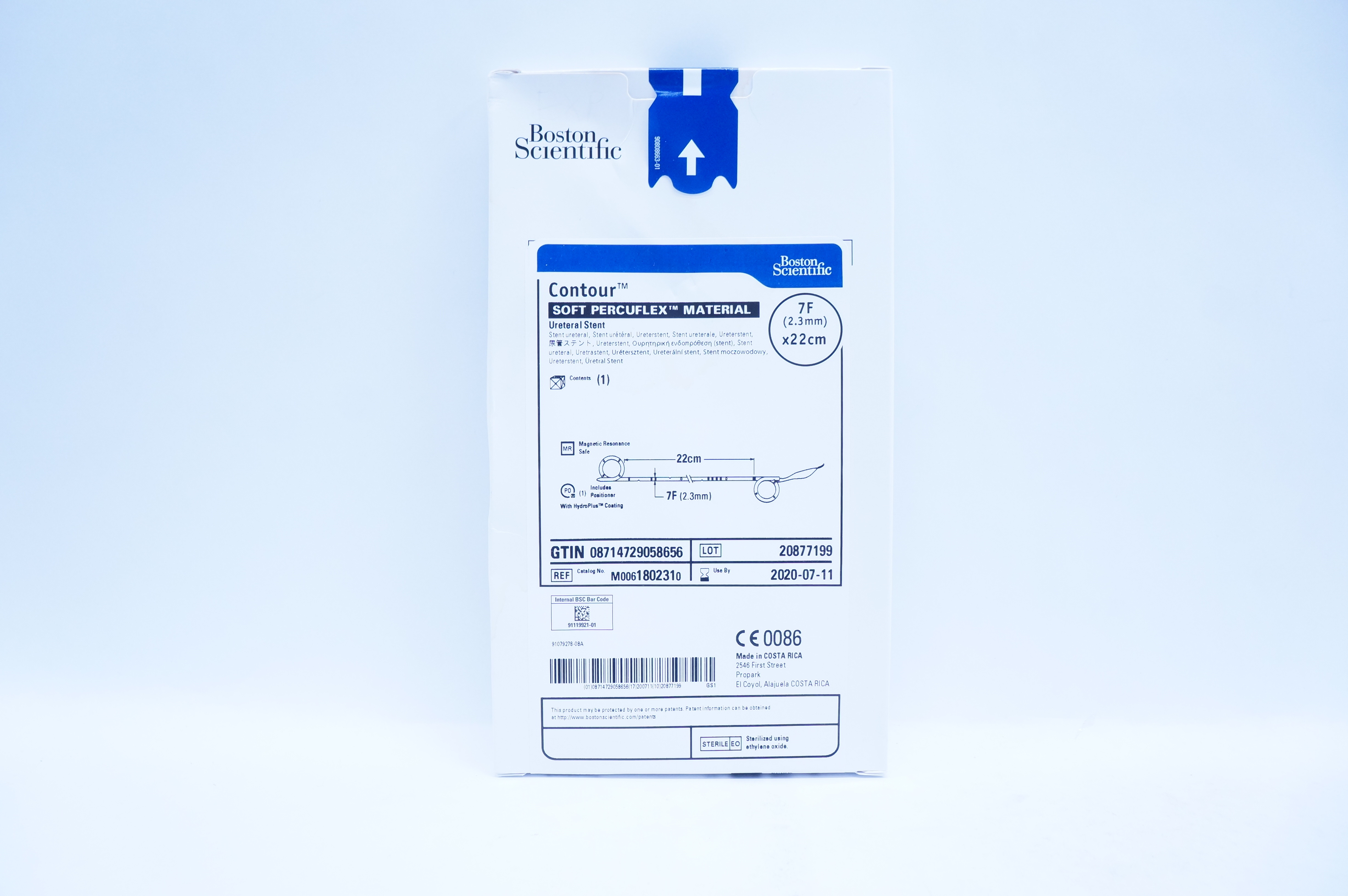 Boston Scientific M0061802310 Percuflex Material Ureteral Stnt 7F x 22 cm (x)