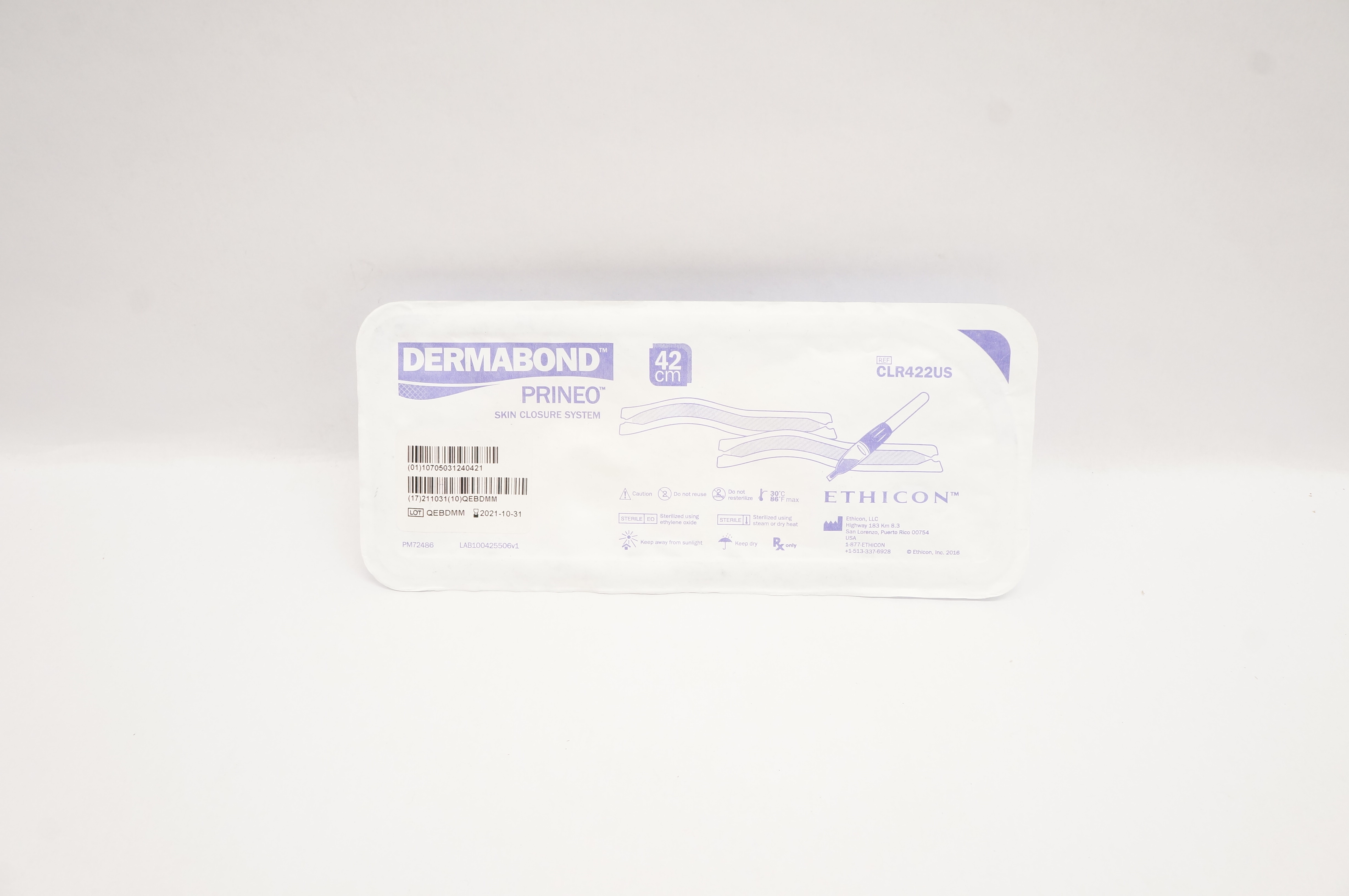 Ethicon CLR422US Dermabond Prineo Skin Closure System 42cm (x)