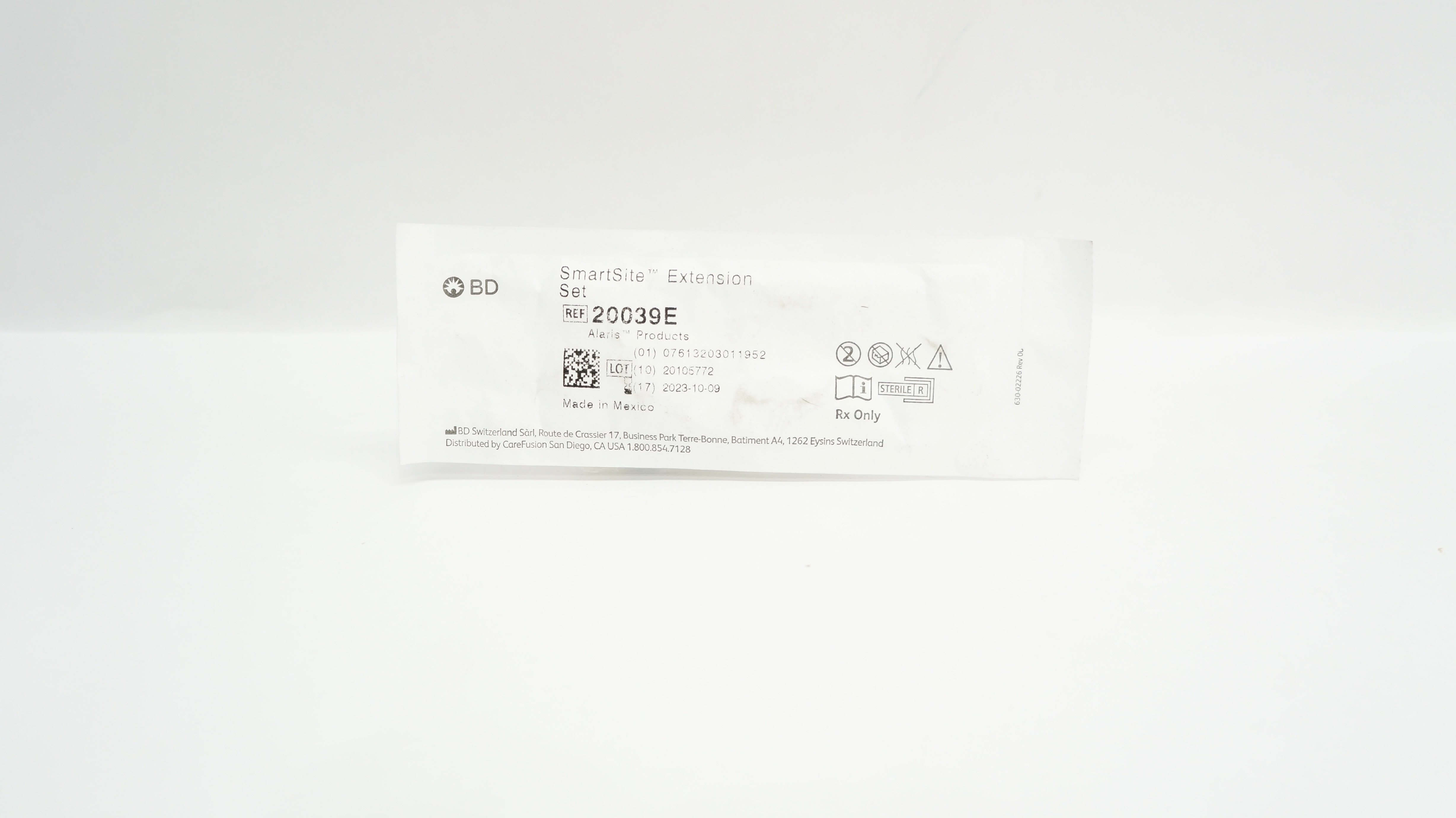 CareFusion 20039E Alaris Products Smart Extension Set (x)