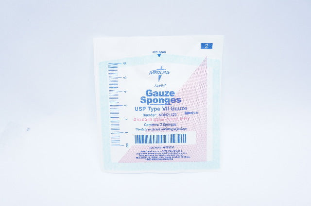 Medline NON21420 Gauze Sponges 2inch x 2inch, 8-Ply