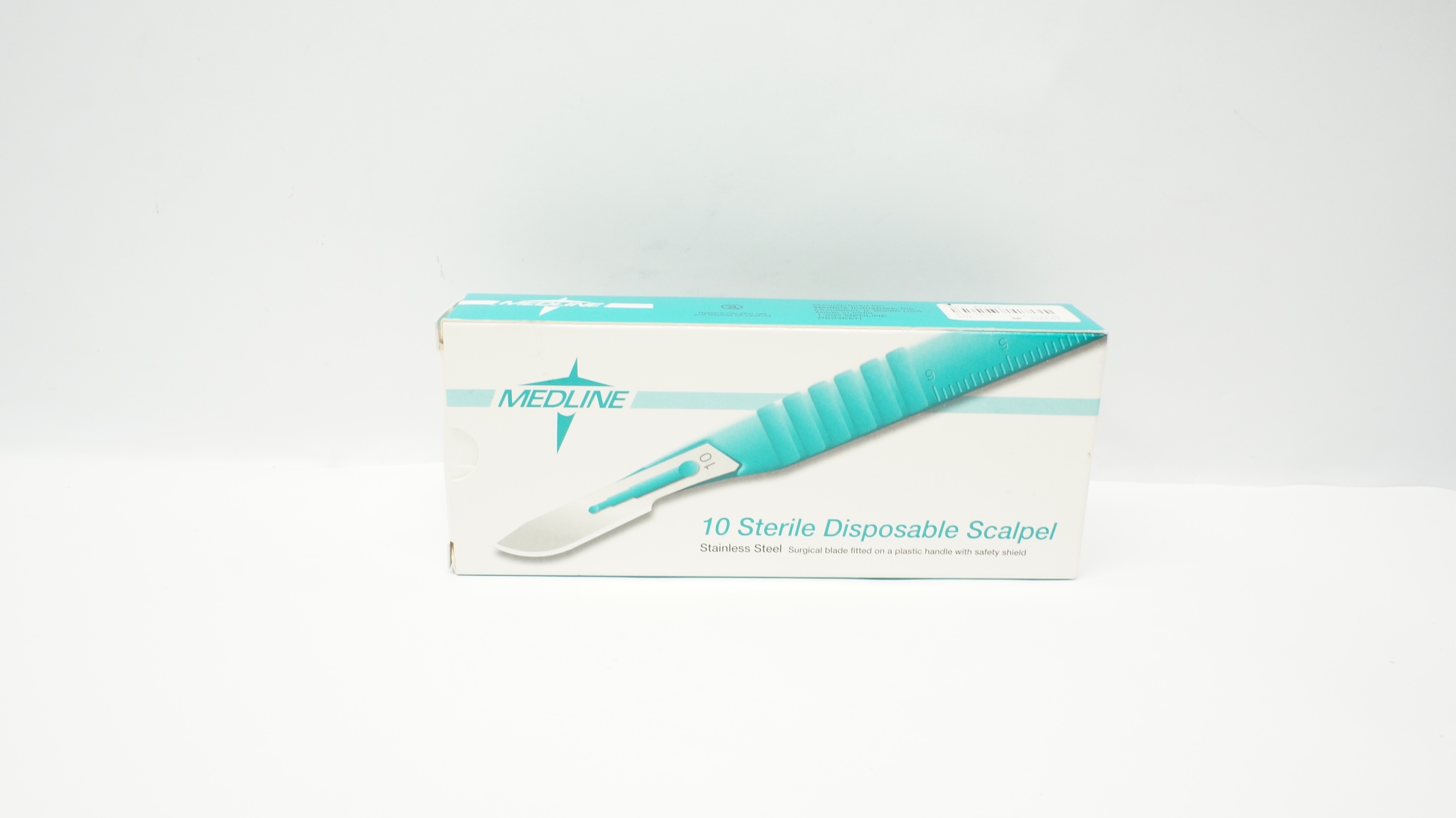 Medline MDS15210 Sterile Disposable Scalpel, # 10 Stainless Steel - Box of 5