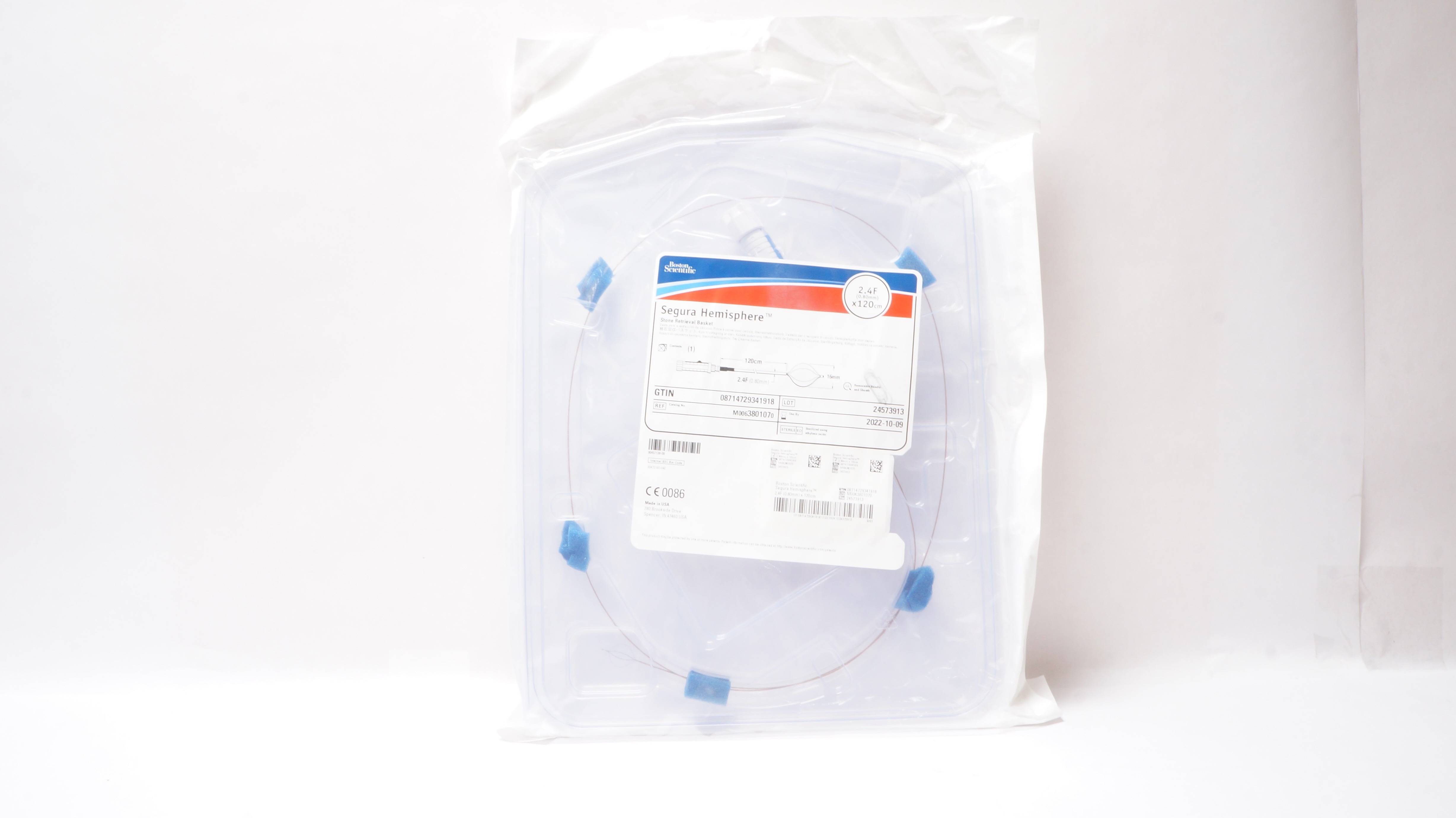 Boston Scientific M0063801070 Stone Retrieval Basket 2.4F x 120cm (x)