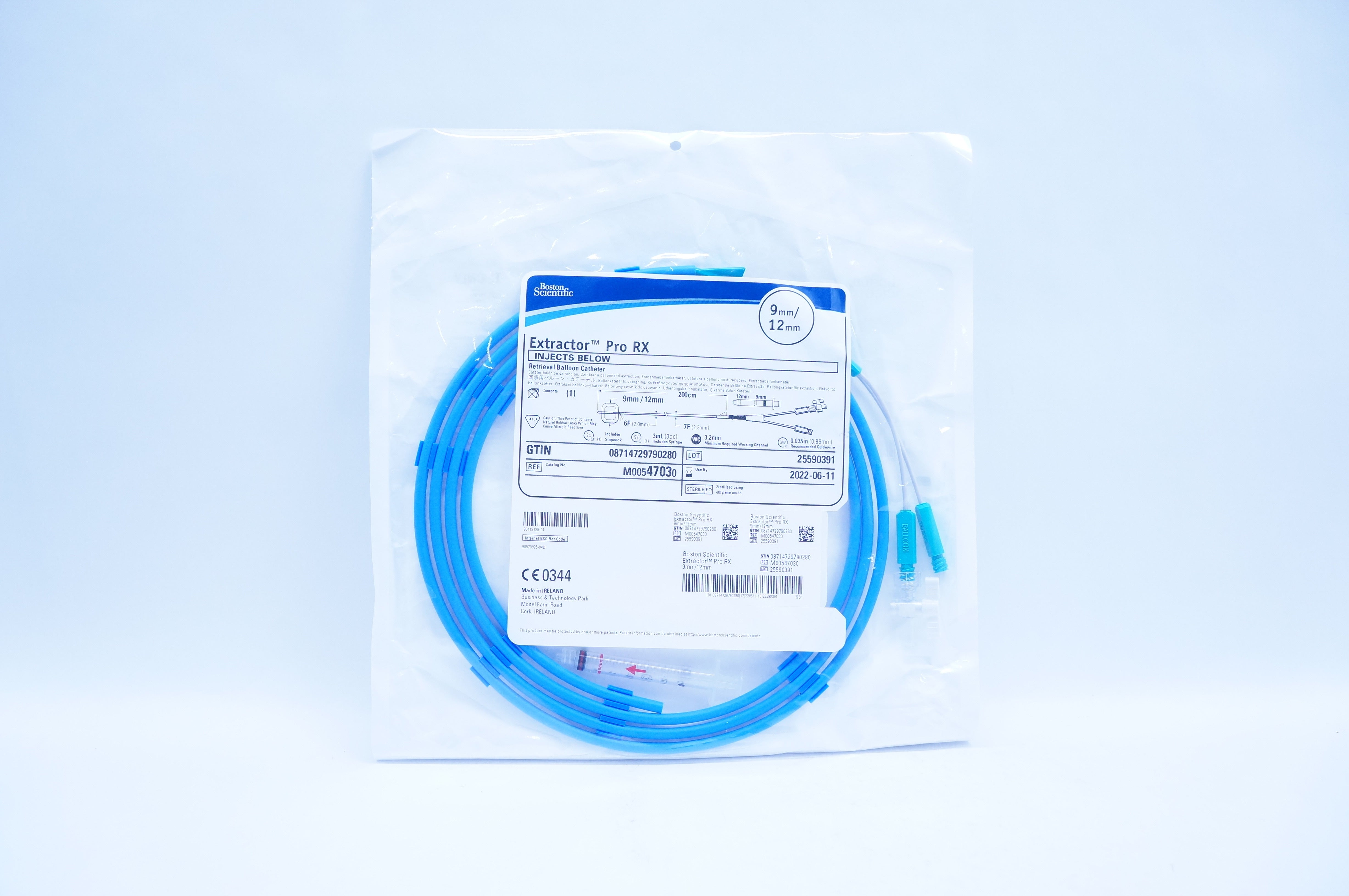Boston Scientific M00547030 Extractor Pro RX Retrieval Balloon Cath. 9mm/12mm