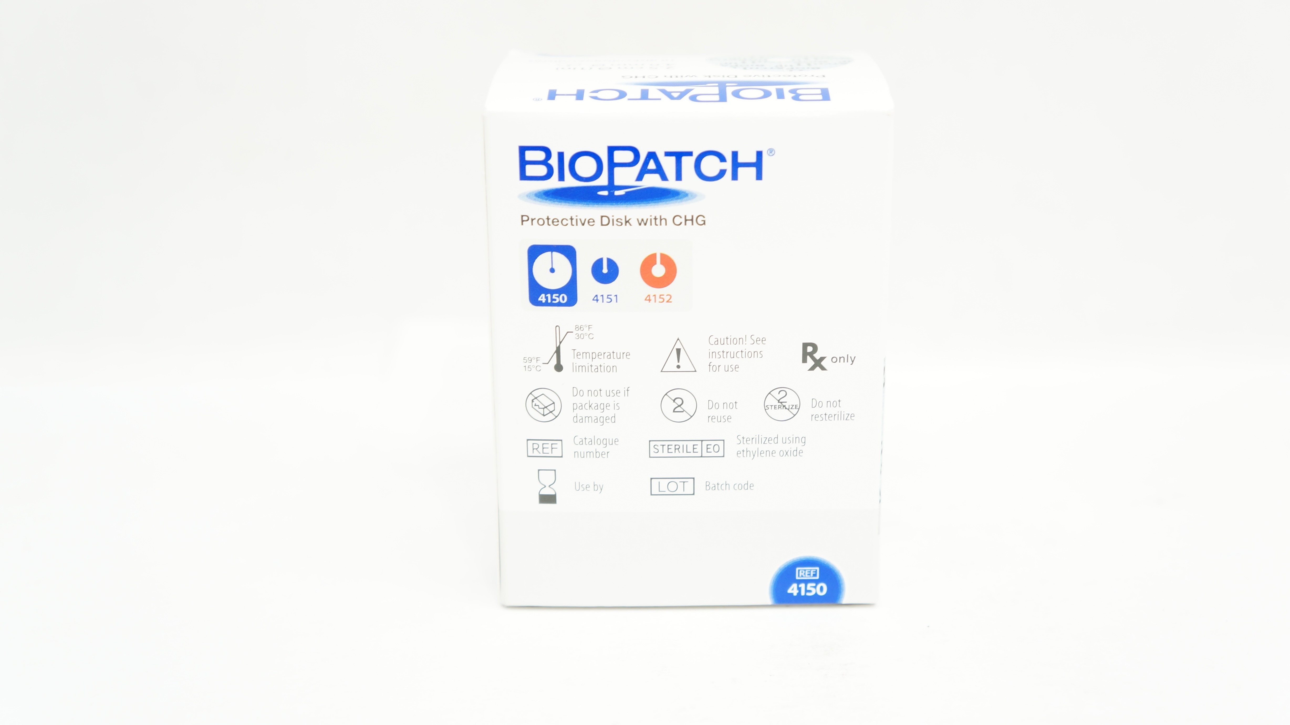Ethicon 4150 BioPatch Protective Disk with CHG 1 inch x 4.0mm - Box of 10