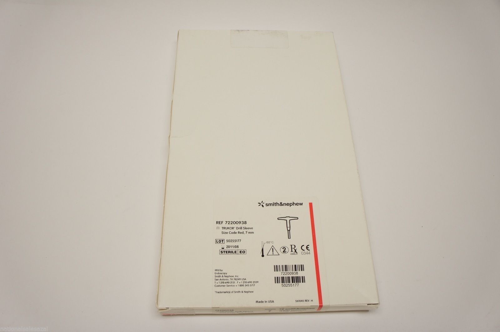 72200938 ~ Smith&Nephew Drill Sleeve Size Code Red 7mm (x)