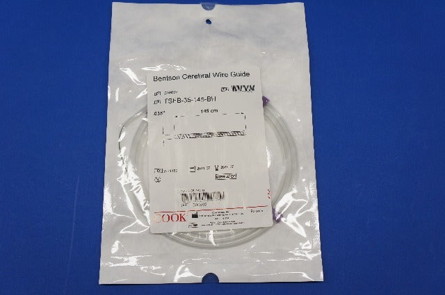 Cook Medical G00692 Bentson Cerebral Wire Guide 0.035" x 145cm (x)