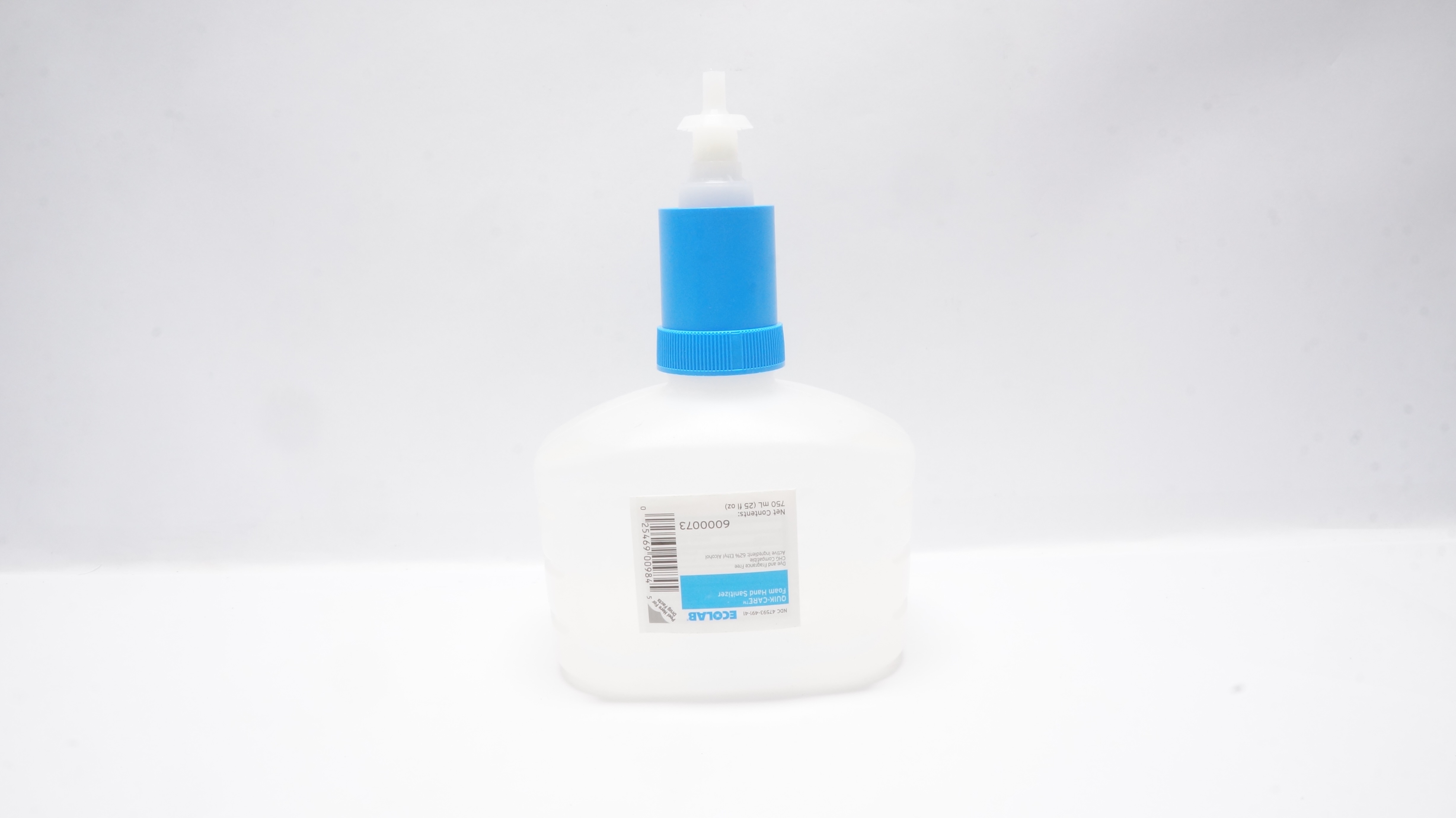 Ecolab 6000073 Quick-Care Foam Hand Sanitizer 750mL (25fl.oz )