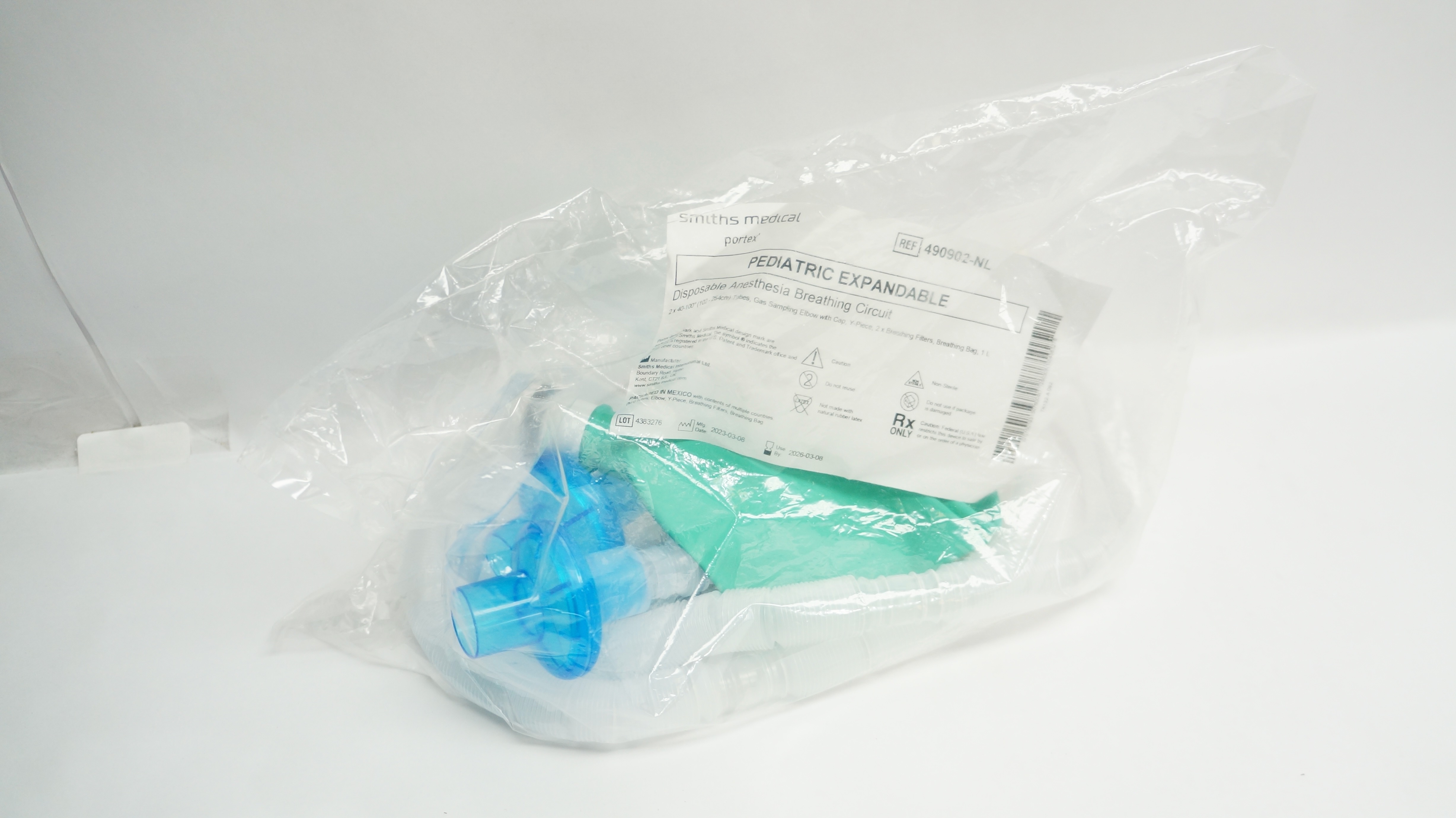 Smith Medical 490902-NL Portex Pediatric Disposable Anesthesia Breathing Circuit