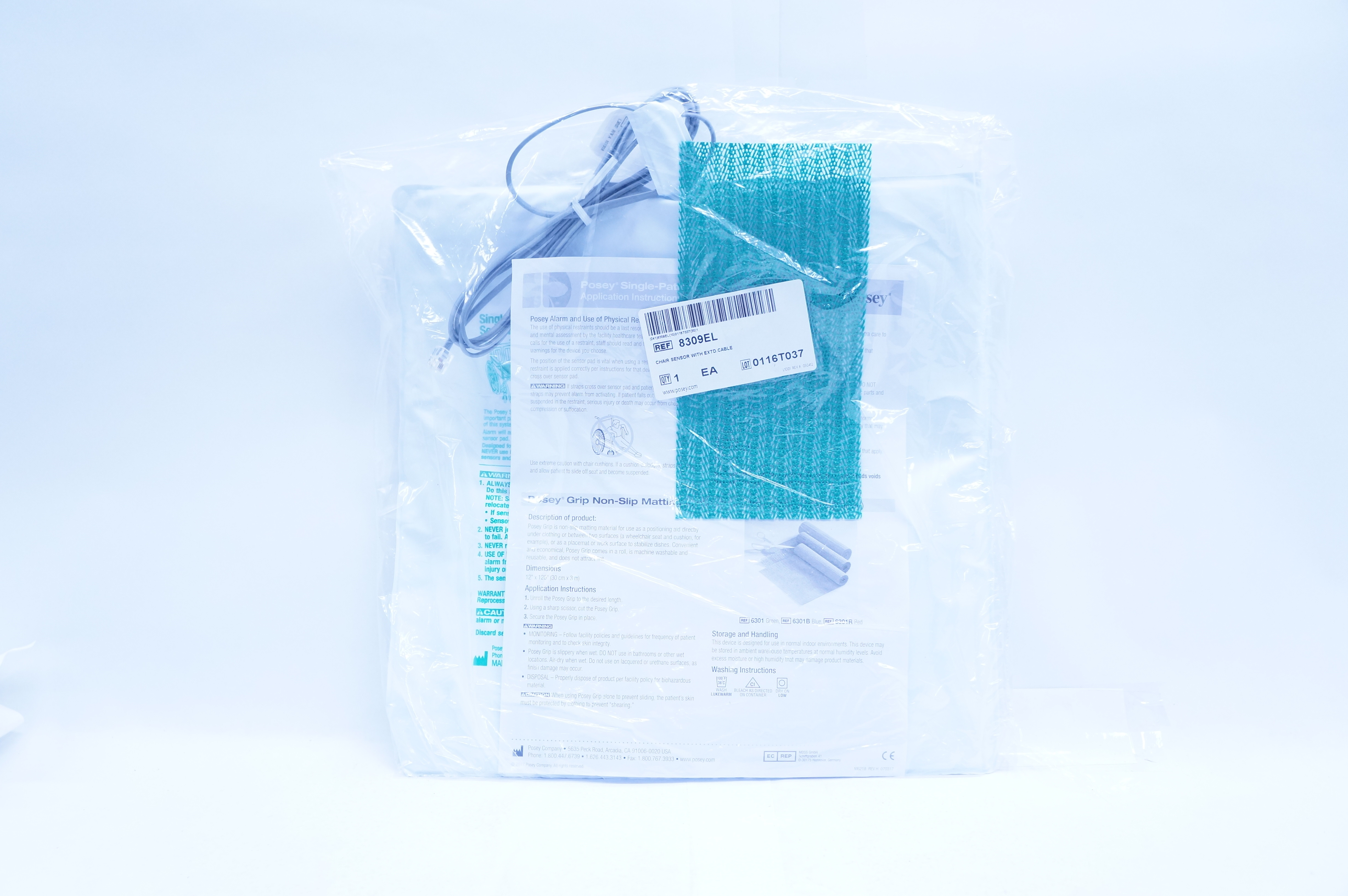 Posey 8309EL Chair Sensor With Extended Cable