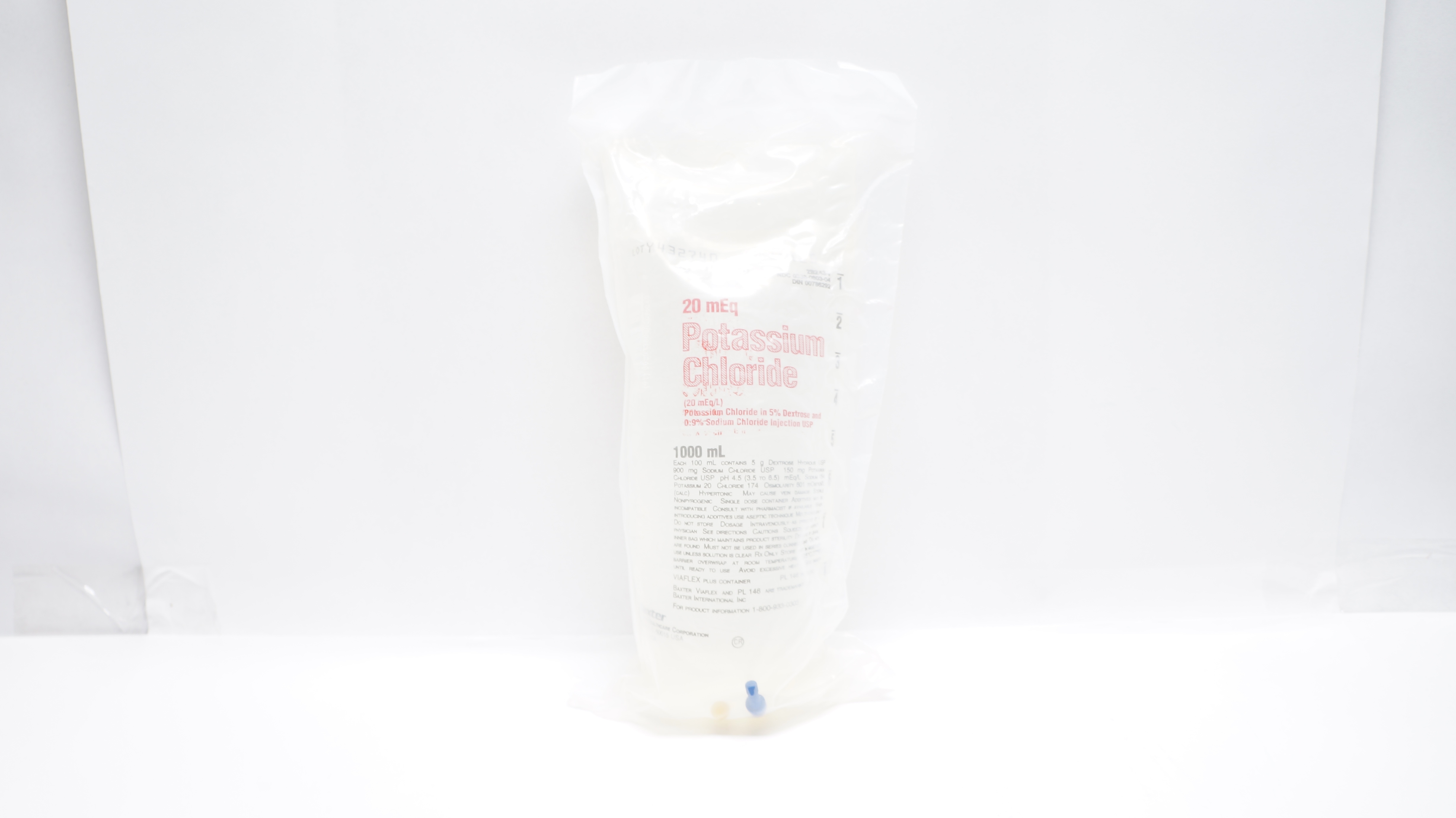 Baxter 2B2434 Potassium Chloride 20 mEq/L 1000mL