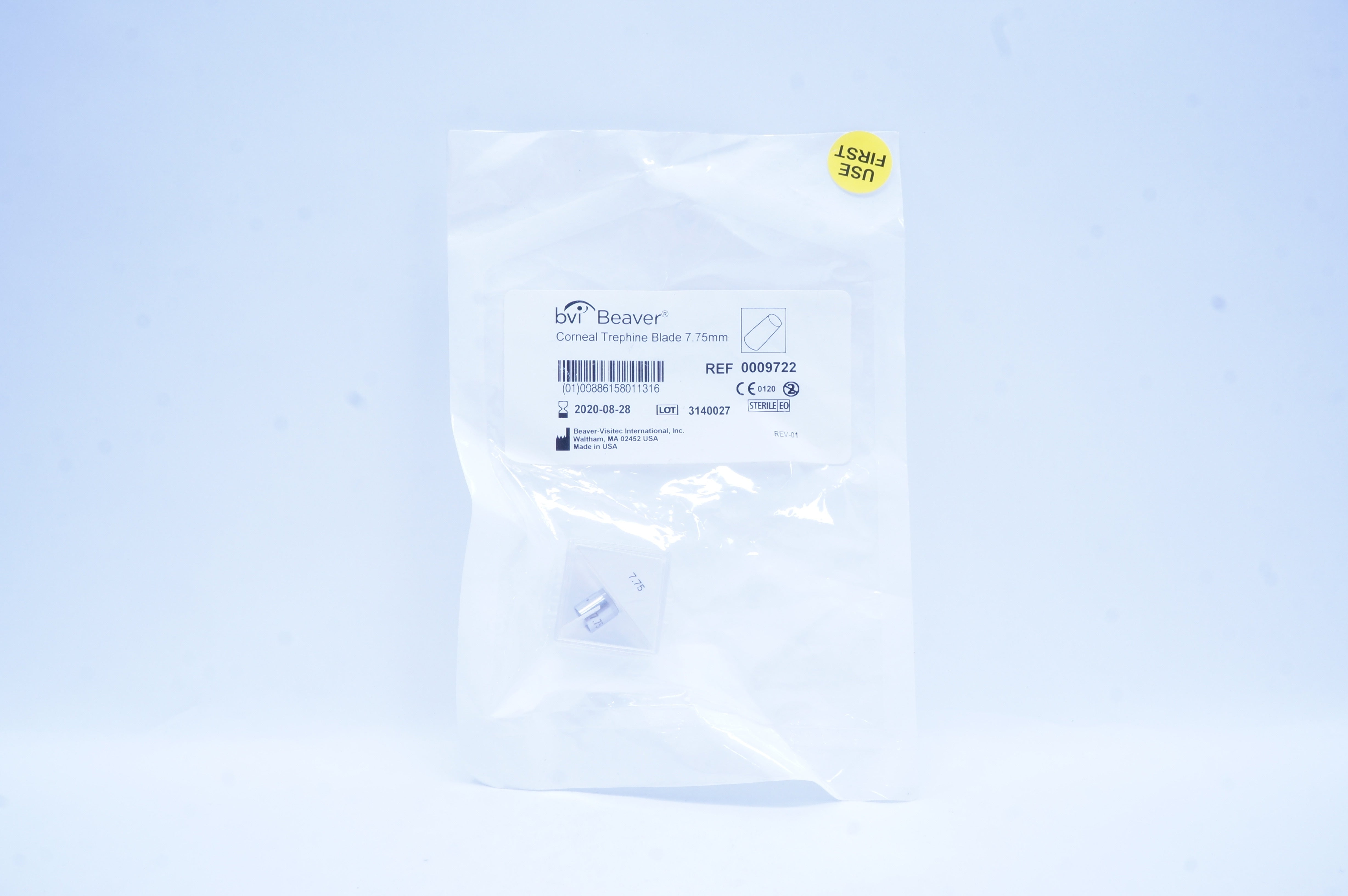 BVI Beaver 0009722 Corneal Trephine Blade 7.75mm (x)