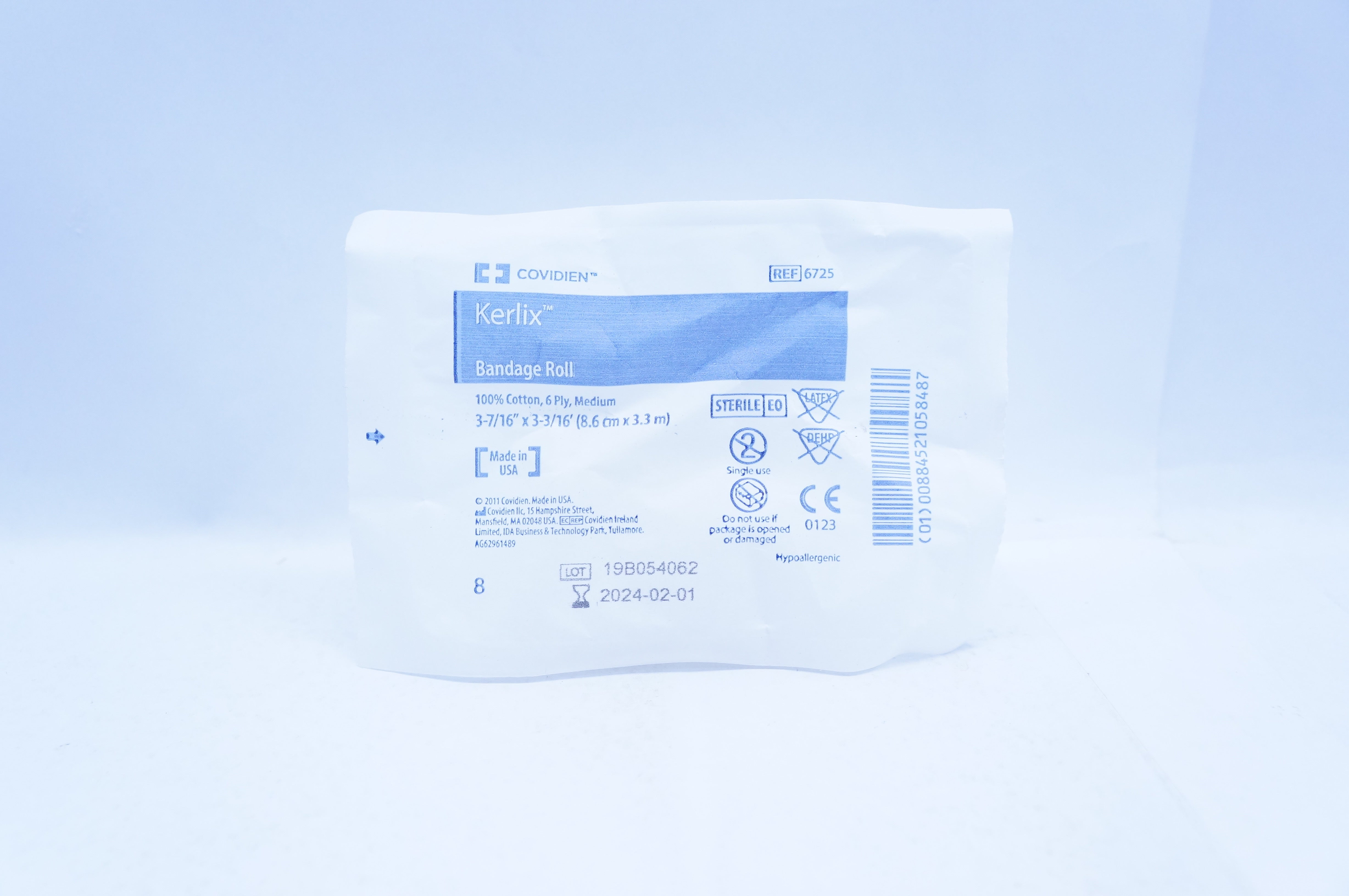 Covidien 6725 Kerlix Bandage Roll 6-Ply, Medium 3-7/16inch x 3-3/16Ft.