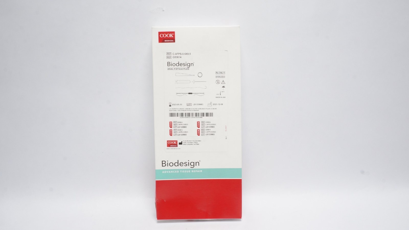 Cook Medical G53614 Biodesign Anal Fistula Plug 0.6X9.5