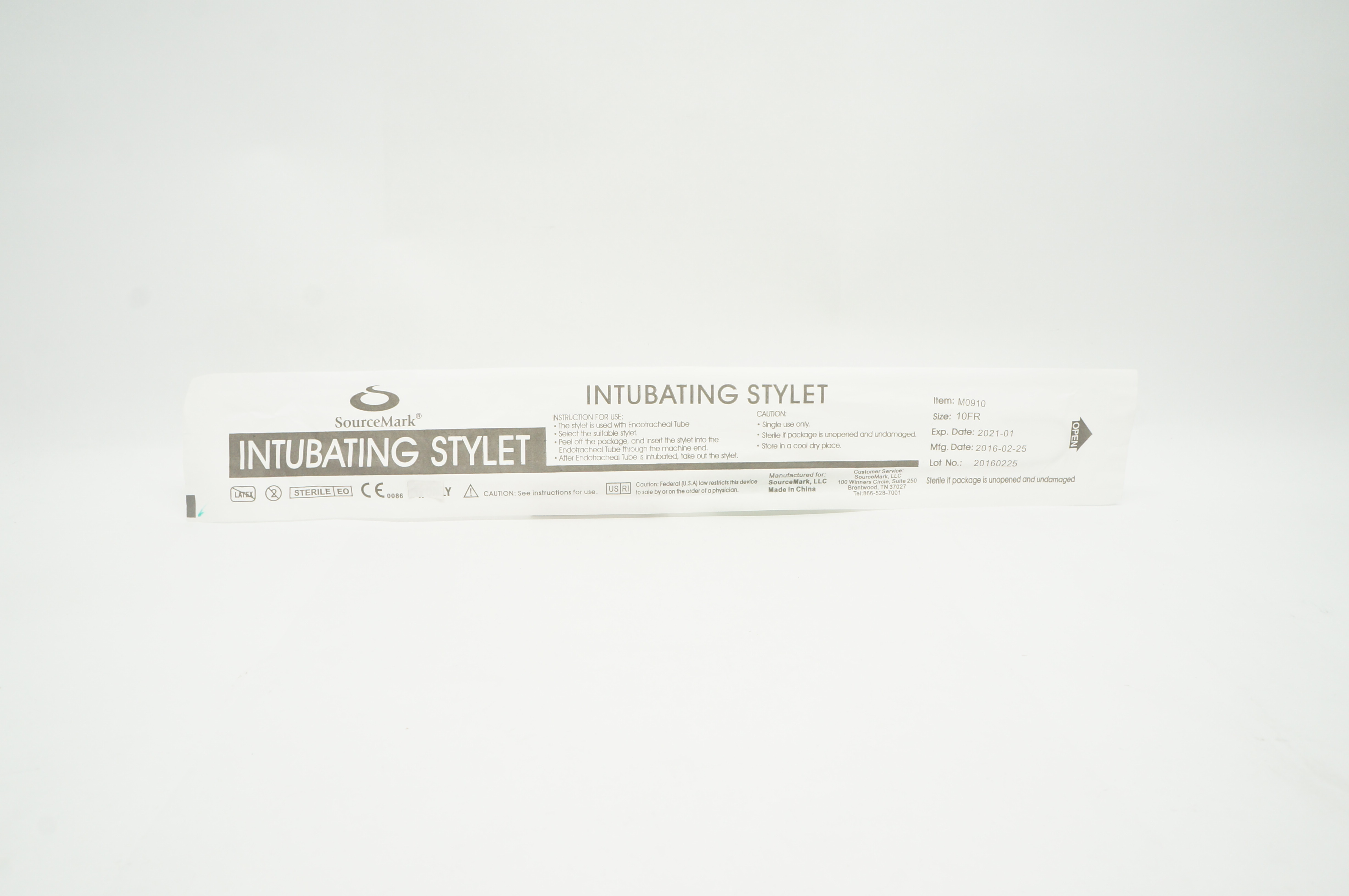 SourceMark M0910 Intubating Stylet 10Fr (x)