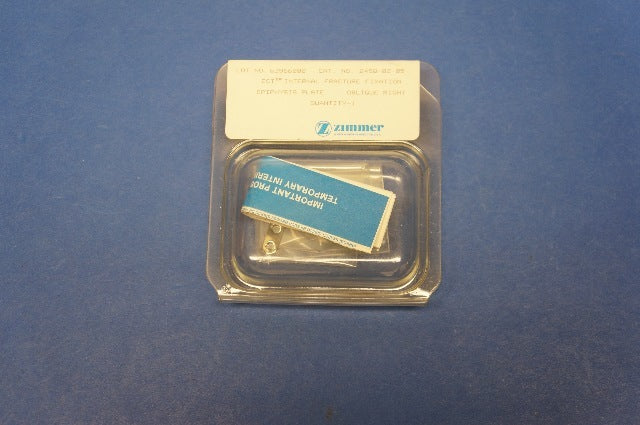 Zimmer 2458-02-05 Fixation Epiphysis Plate Oblique Right