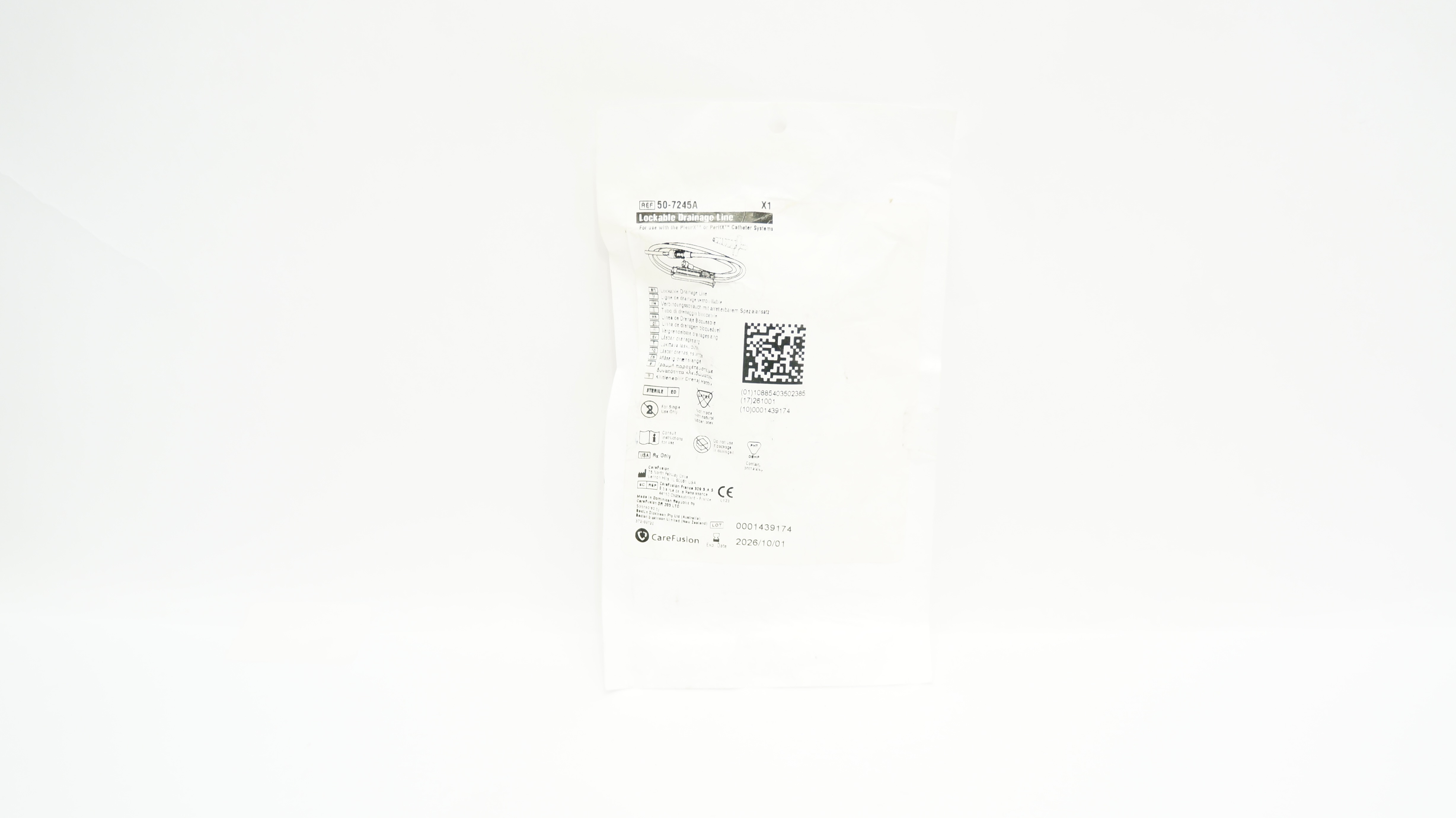 CareFusion 50-7245A Lockable Drainage Line