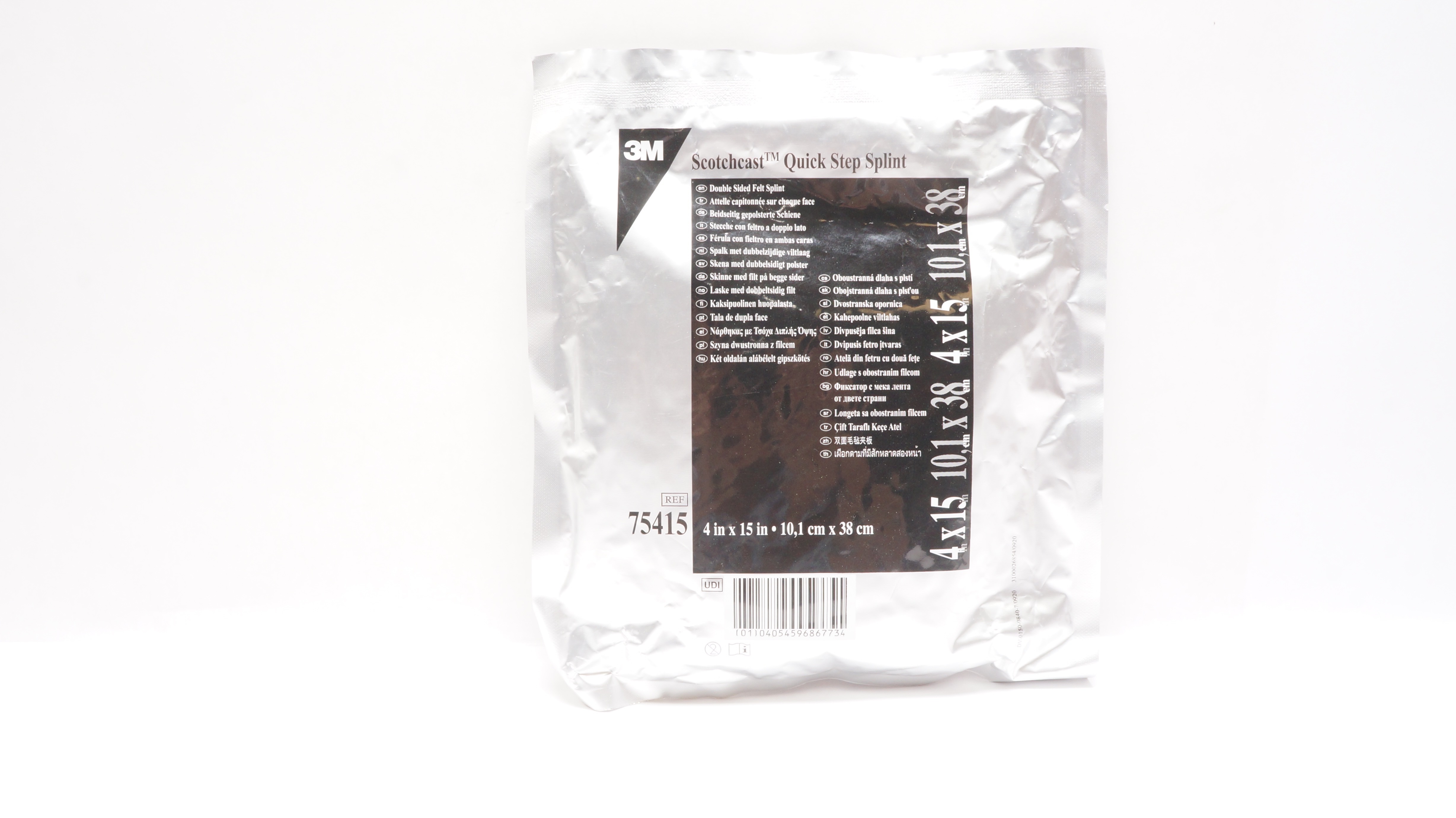 3M 75415 Scotchcast Quick Step Splint, Double Sided Felt 4inch x 15inch (x)