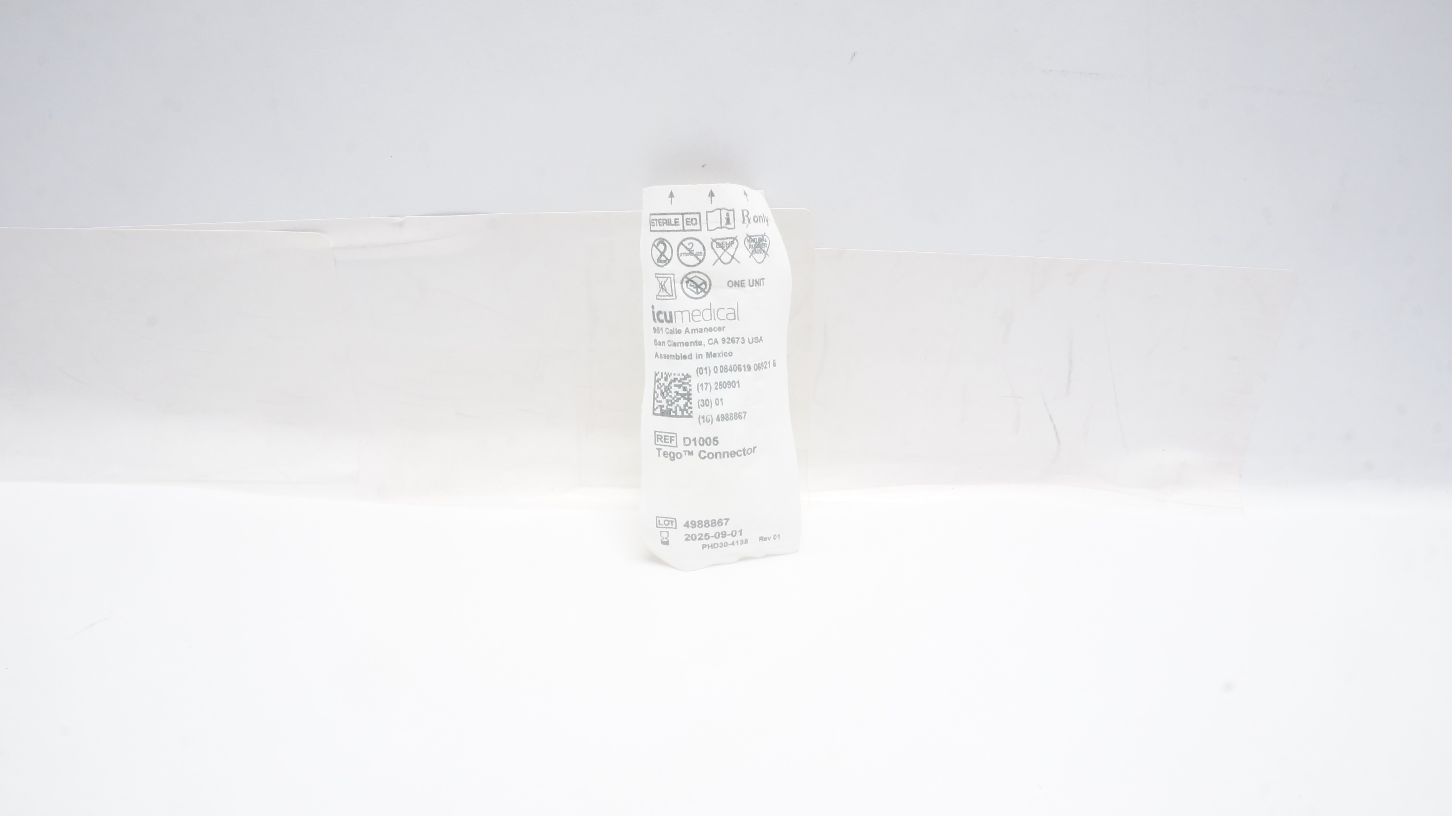 ICU Medical D1005 Tego Connector