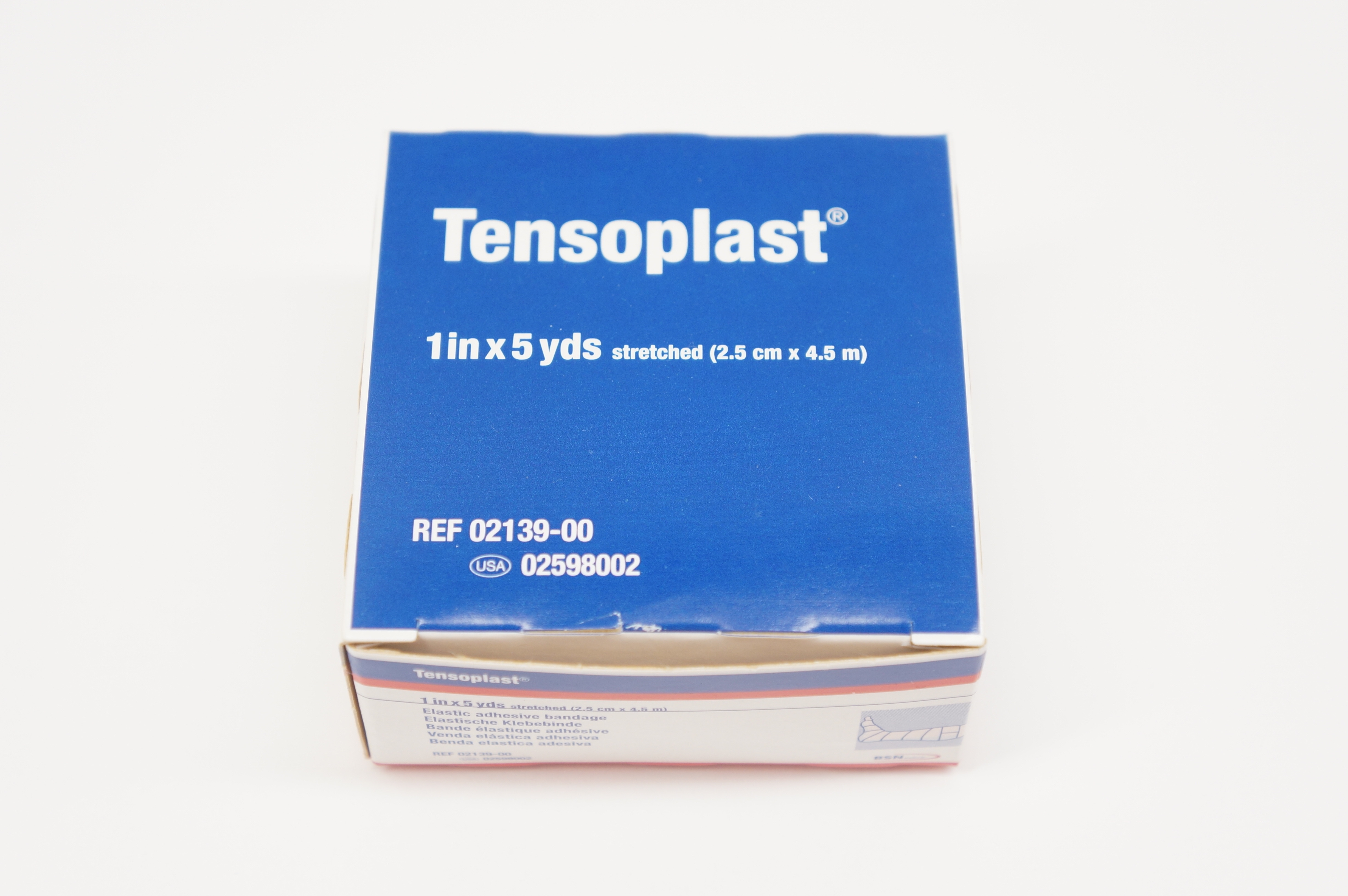 BSN Medical 02139-00 Tensoplast Elastic Adhesive Bandage, 1inch x 5yds (x)