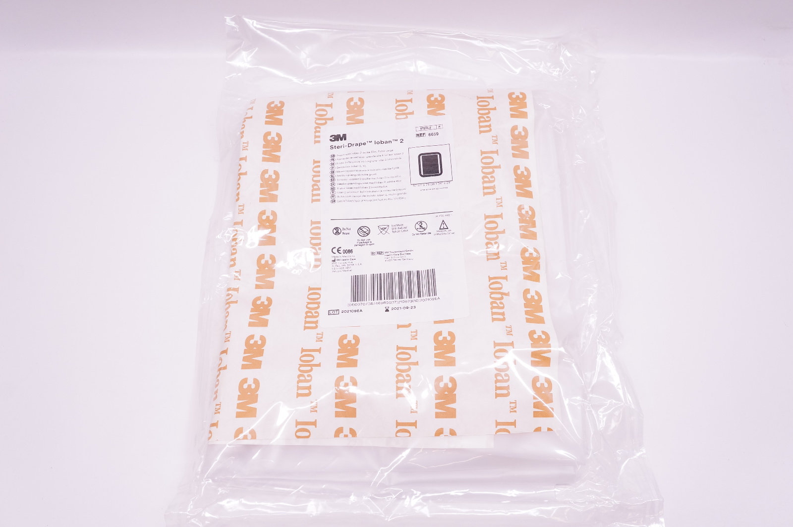 3M 6659 Steri-Drape Loban 2 Incise Film, Extra Large 34inch x 29inch