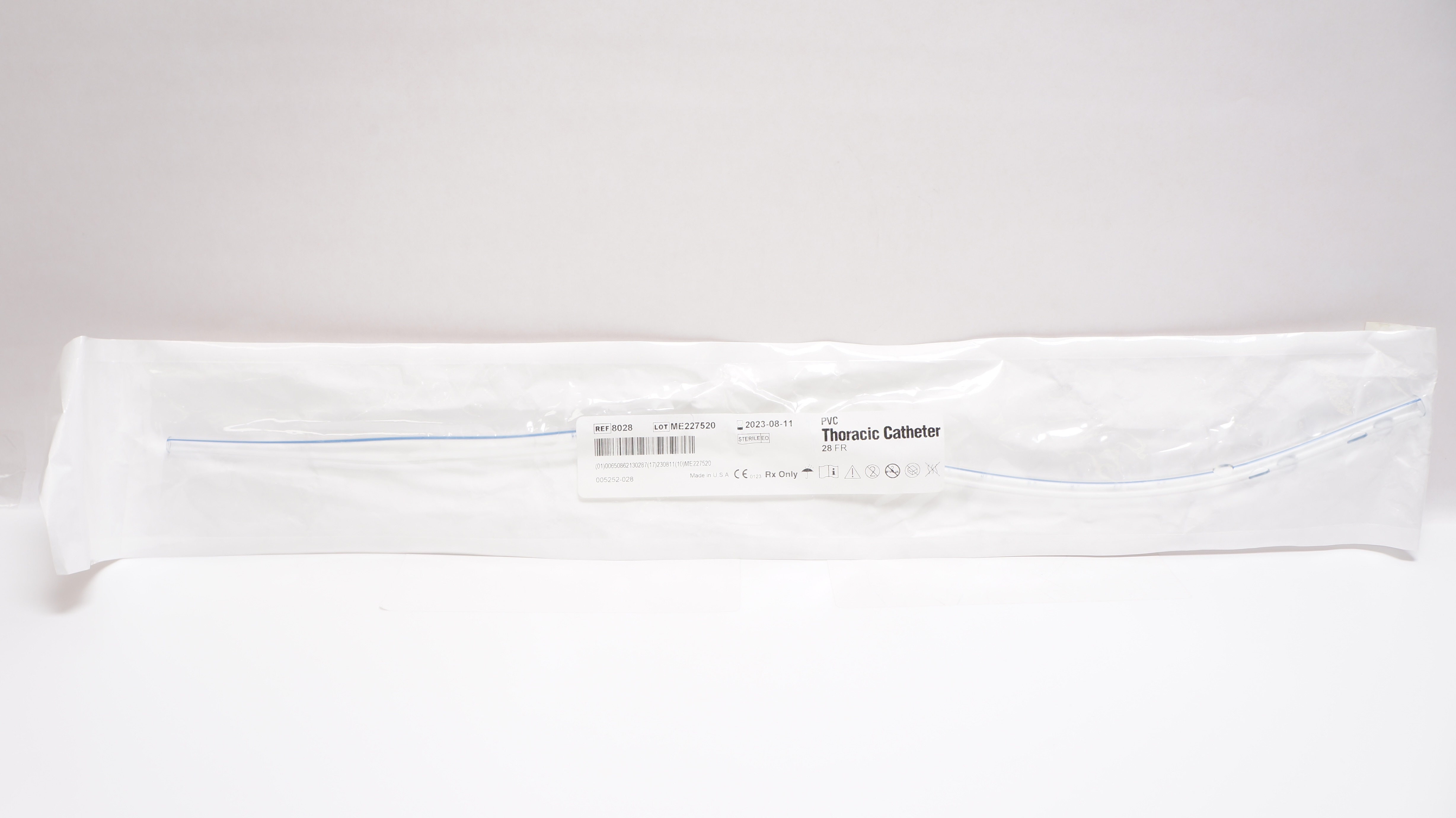 Atrium 8028 PVC Thoracic Cath. 28Fr (x)