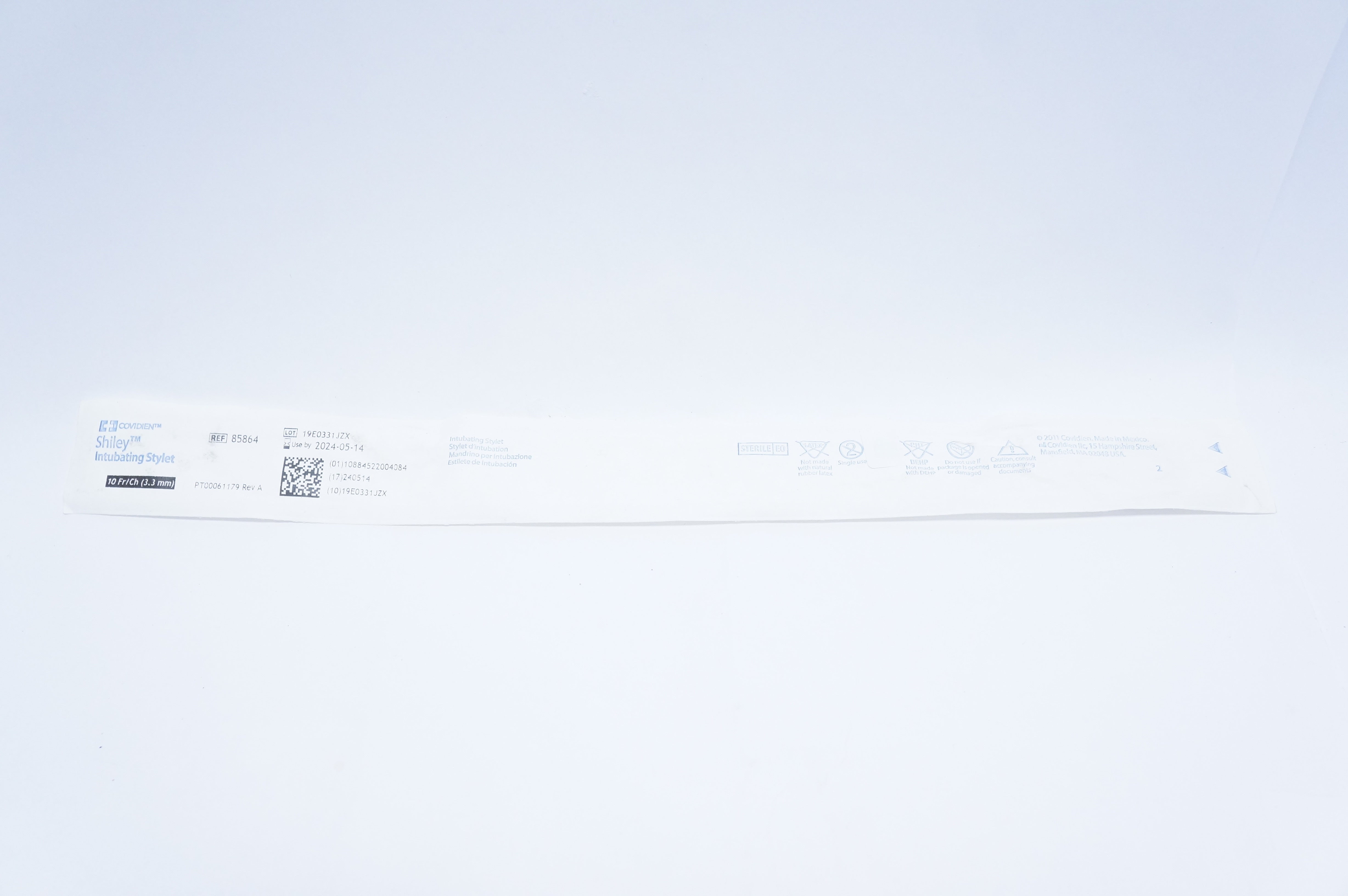 Covidien 85864 Shiley Intubating Stylet 10Fr.