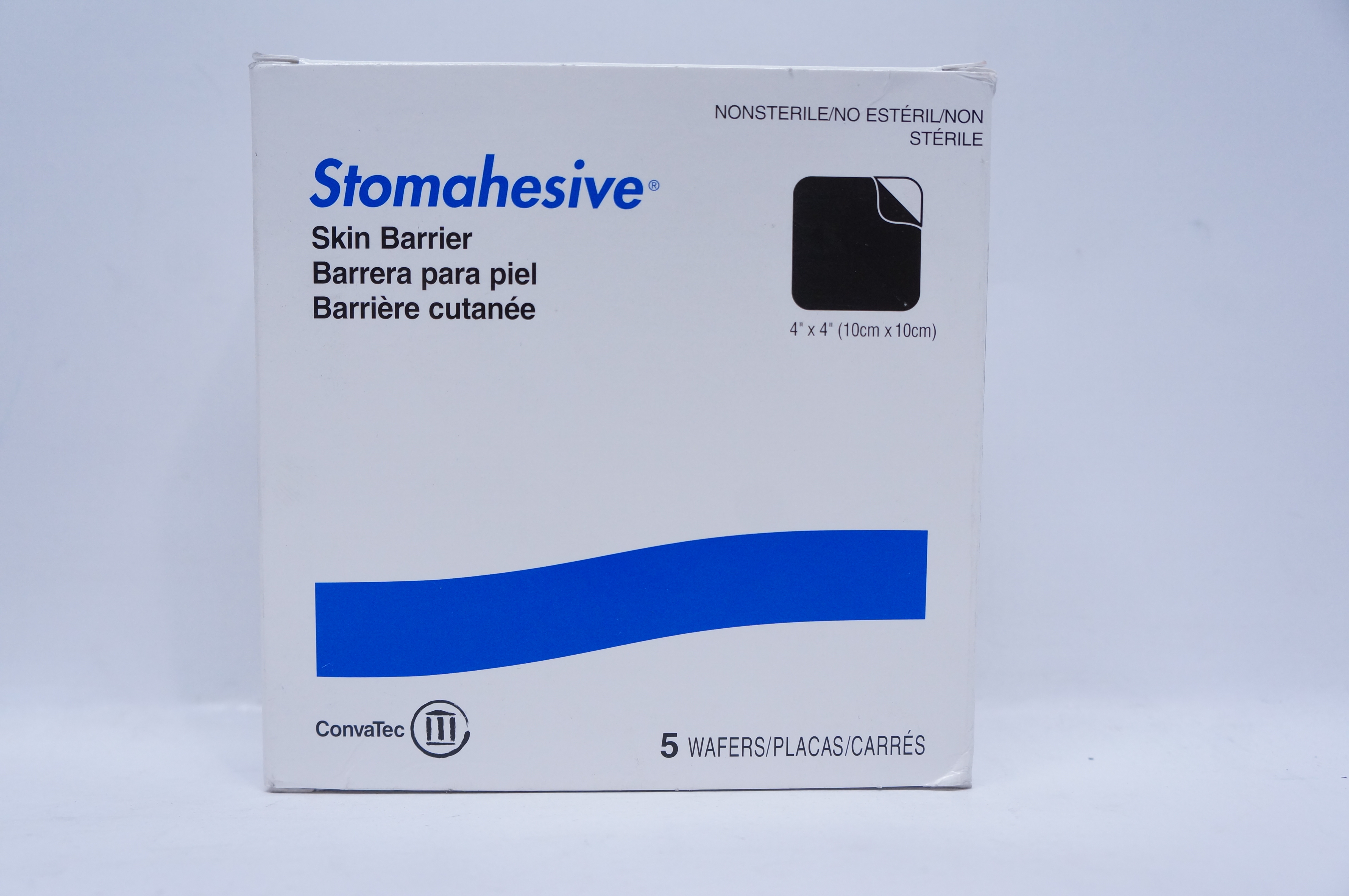 ConvaTec 21712 Stomahesive Skin Barrier 4inch x 4inch - Box of 5