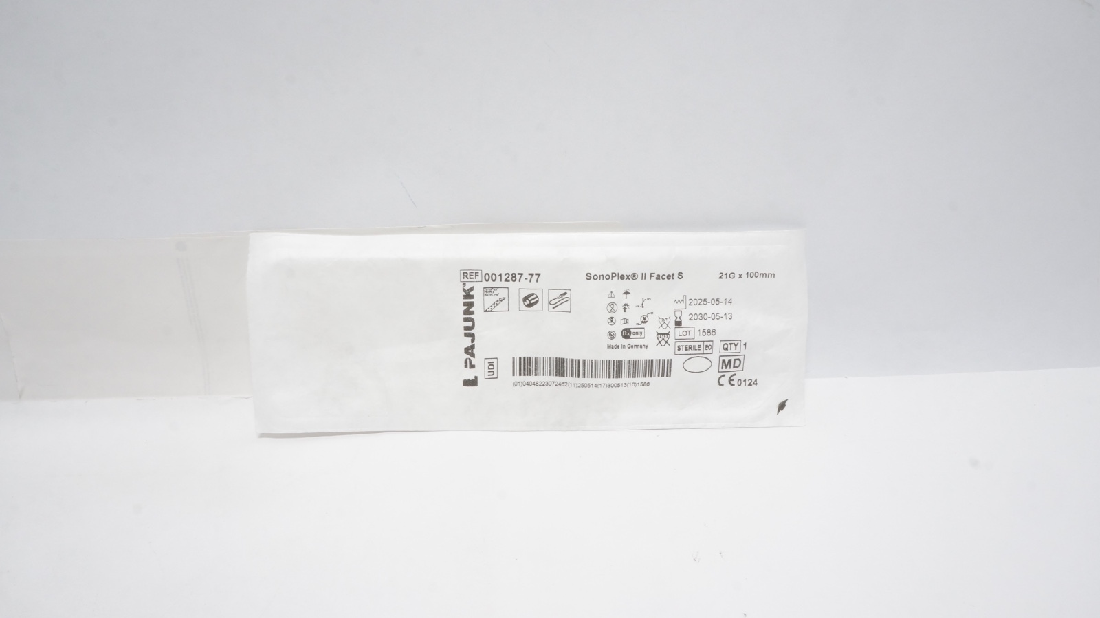 Pajunk 001287-77 SonoPlex II Facet S 21G x 100mm Catheter