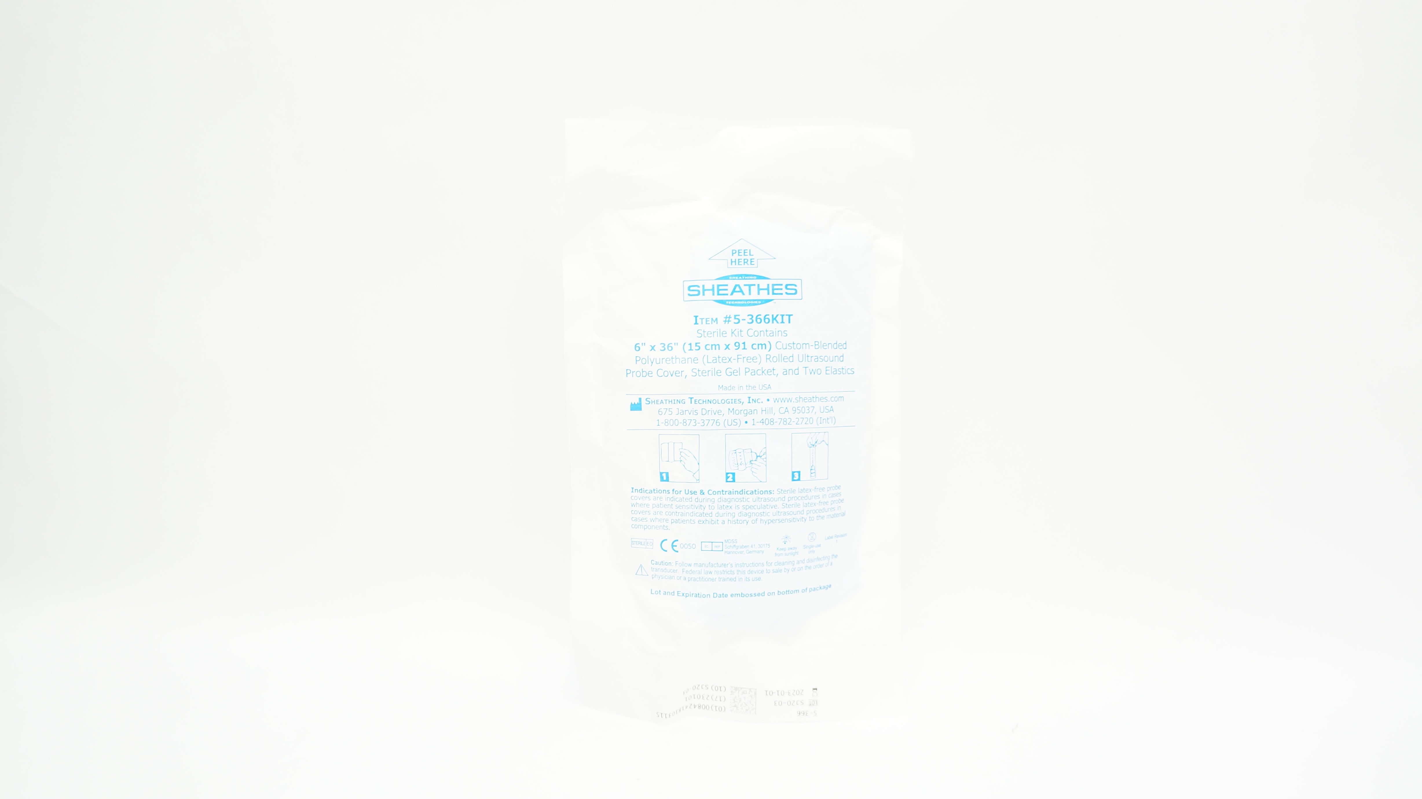 Sheathing Technologies 5-366KIT Sterile Kit Contains 6inch x 36inch (x)