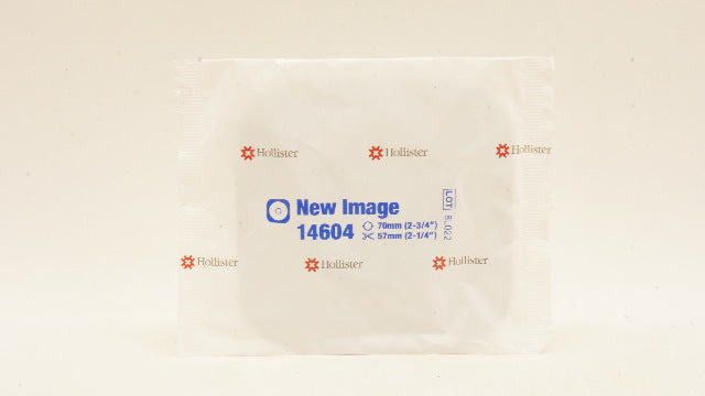 New Image 14604 2-Piece Ostomy Skin Barrier, Tape 2-3/4in x 2-1/4in