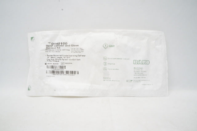 Bard 0140100 Bronchial Cath. And Glove Suction Kit, 18inch x 14-16Fr.