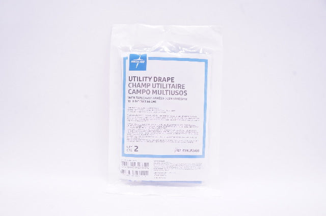 Medline DYNJP2405 Utility Drape With Tape, 15 inch x 26 inch - Pack of 2