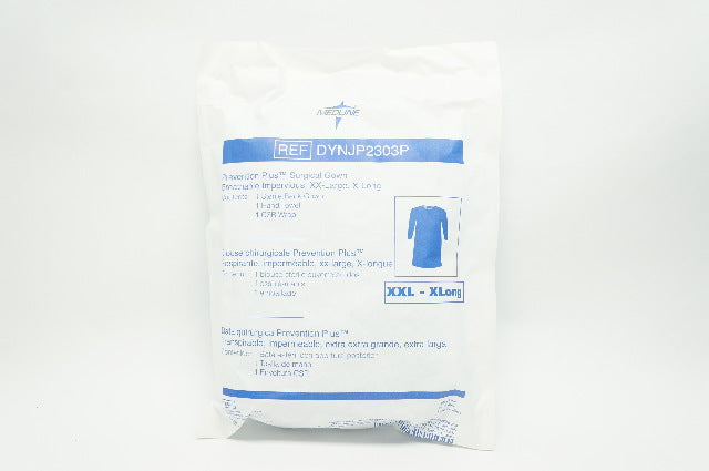 Medline DYNJP2303P Prevention Plus Surgical G o w n, XXL - XLong