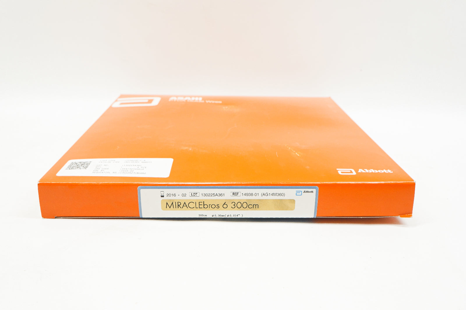 Abbott 14938-01 MIRACLEbros 6 300cm, 0.014inch x 300cm (x) - Box of 5