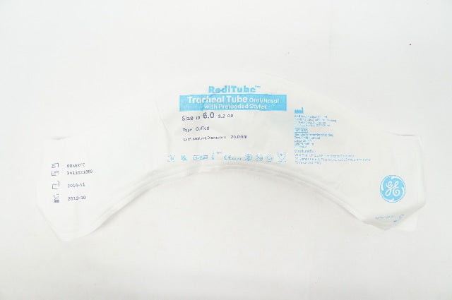 Vital Signes 8060RTC RediTube Tracheal Tube OIral/Nasal 6.0mm x 8.2mm x 20mm (x)