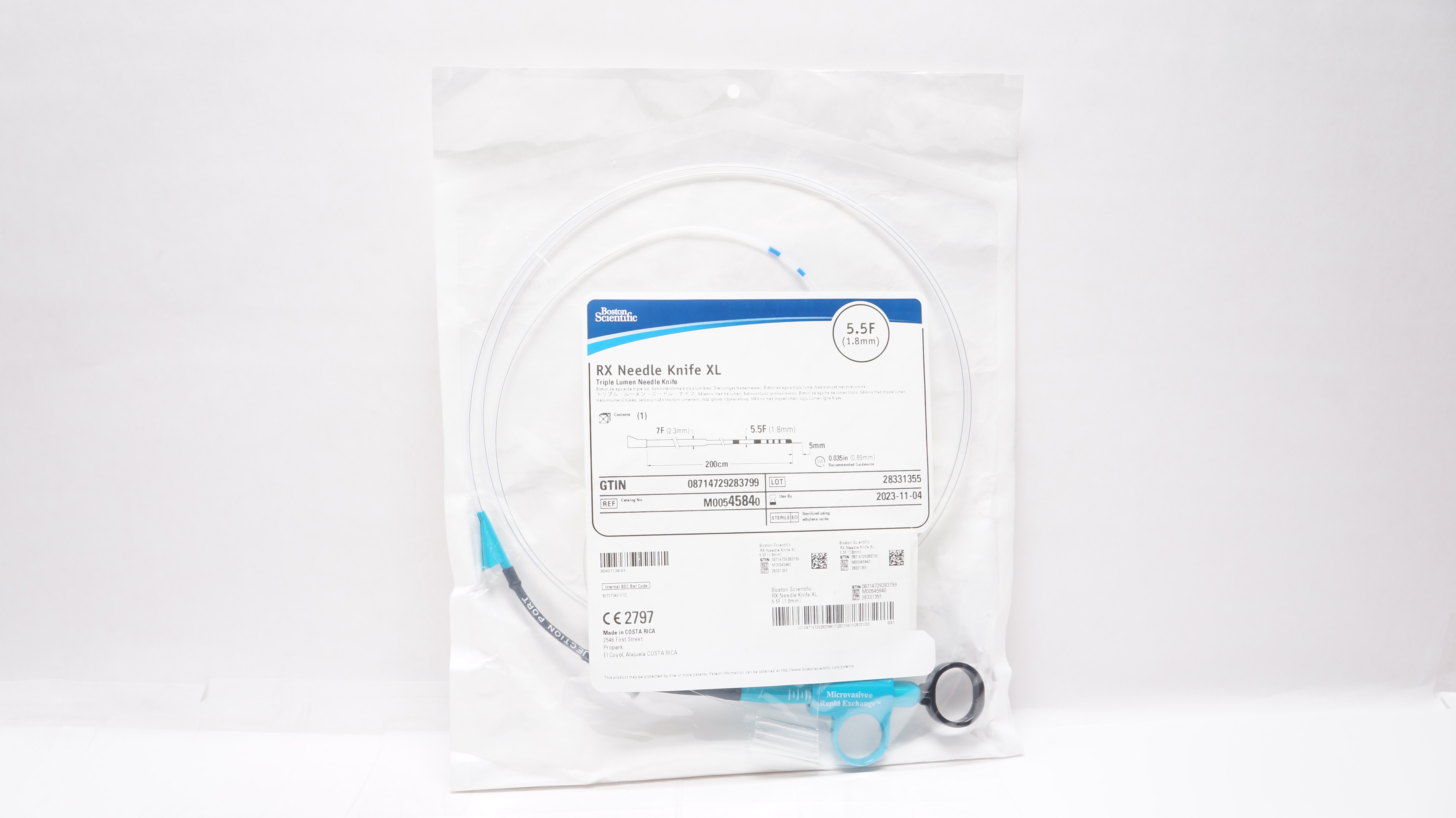 Boston Scientific 4584 RX Ndle. Knife XL 5.5F (x)