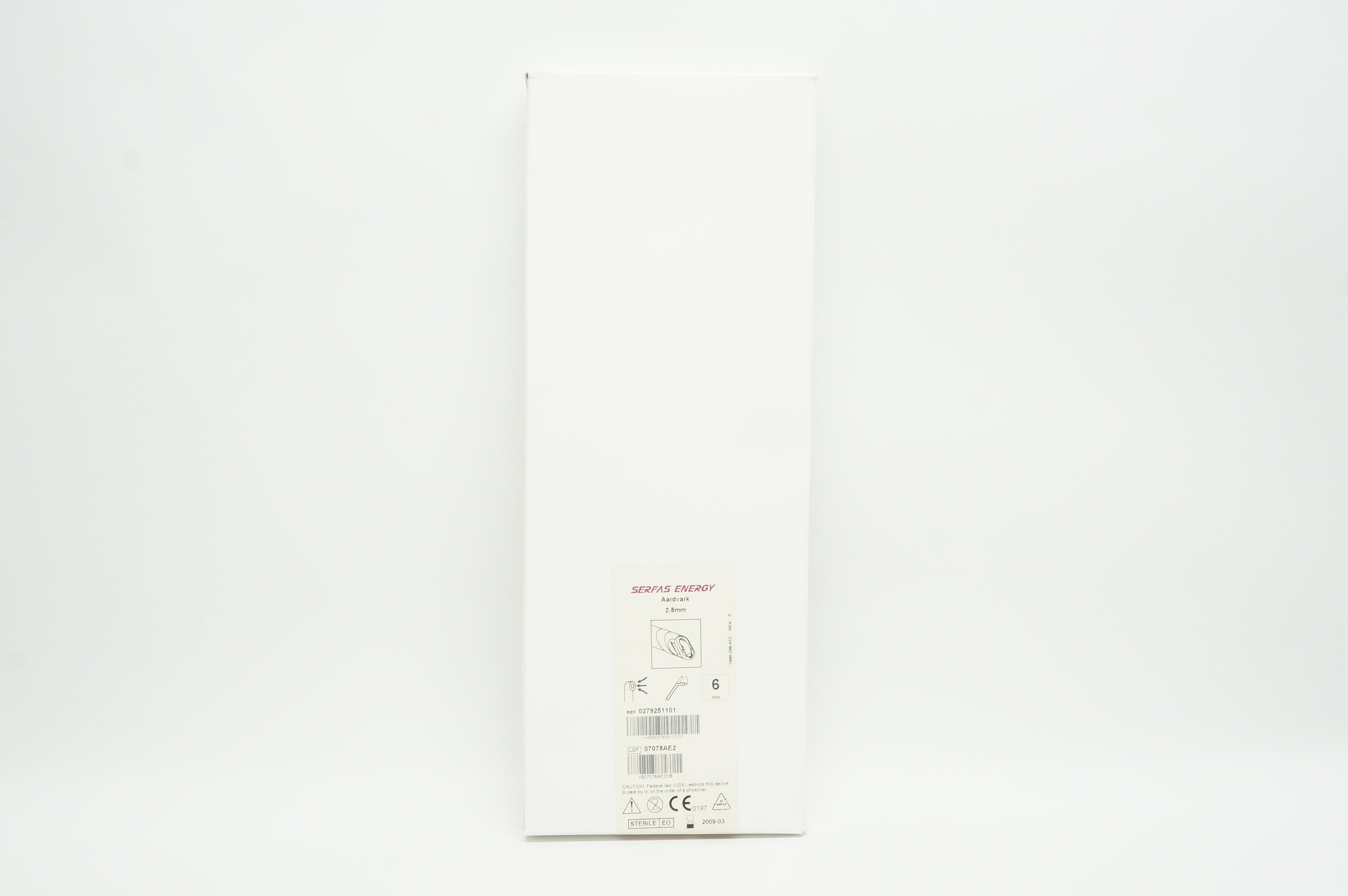 Stryker 0279-251-101 Serfas Energy Aardvark 2.5mm 6 Max (x)