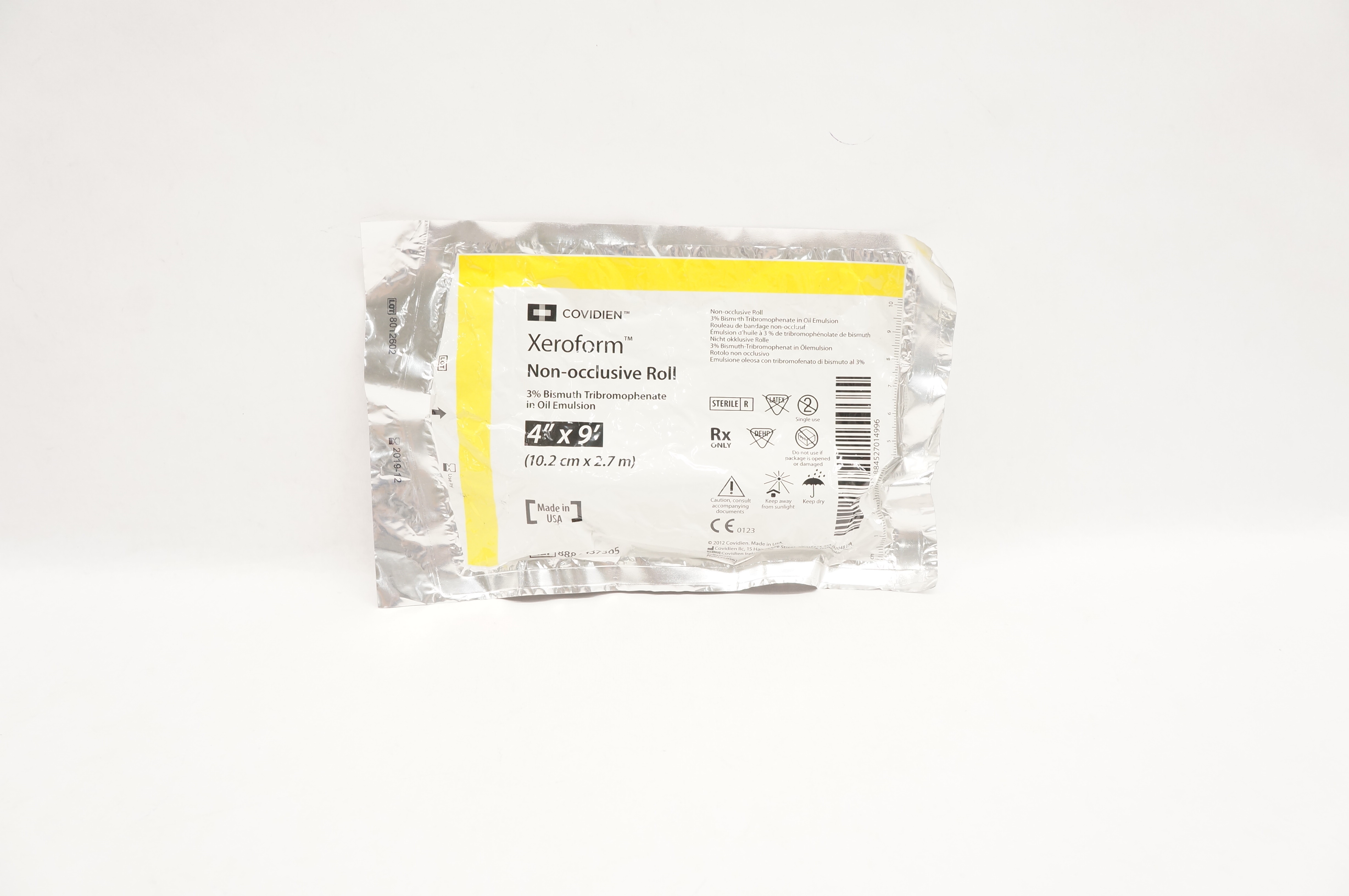 Covidien 8884437305 Xeroform Non-Occlusive Roll 4inch x 9ft. (x)