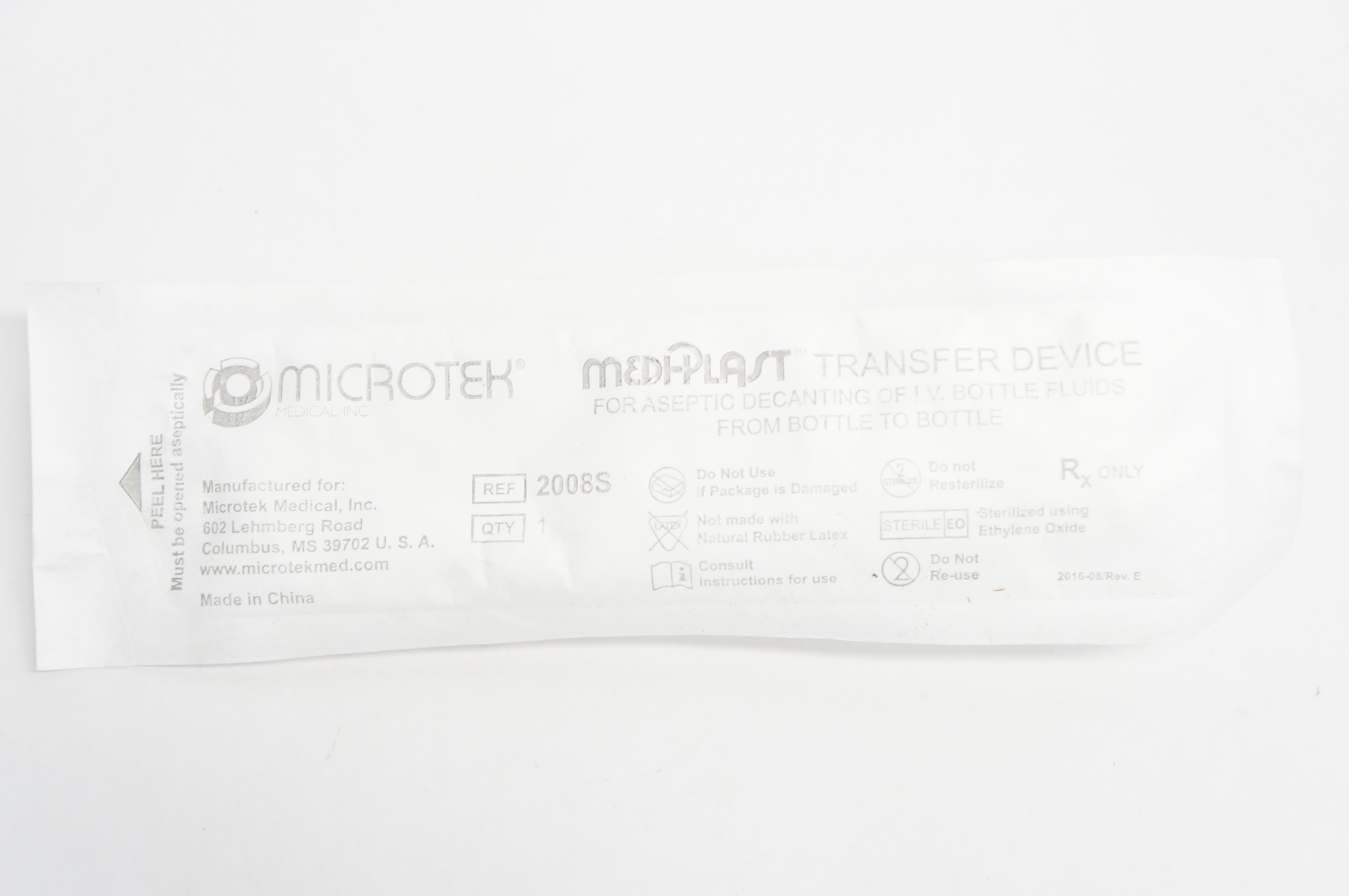 Microtek 2008S Medi-Plast Transfer Device