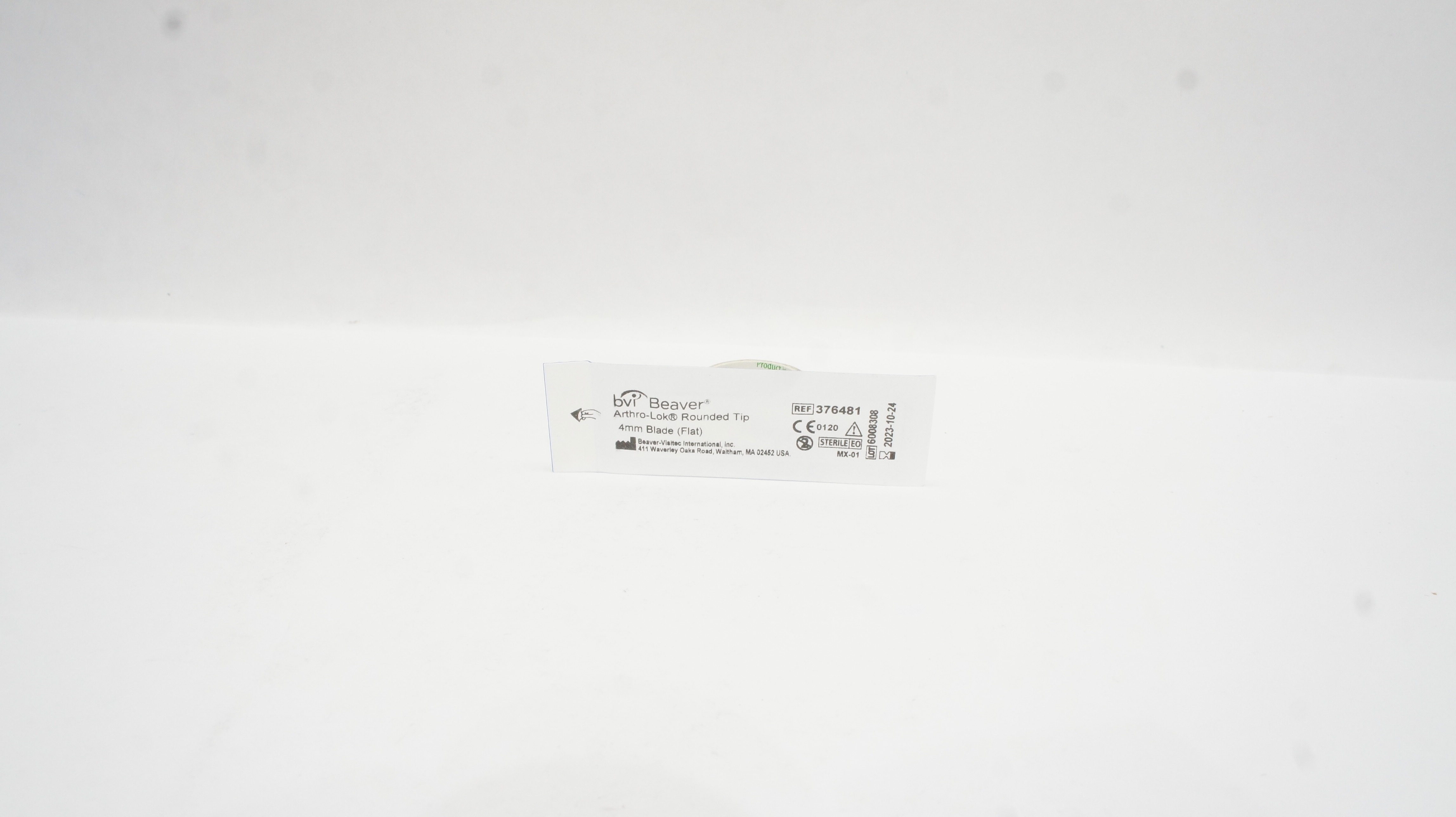 BVI Beaver 376481 Arthro-Lok Rounded Tip 4mm Blade (x)