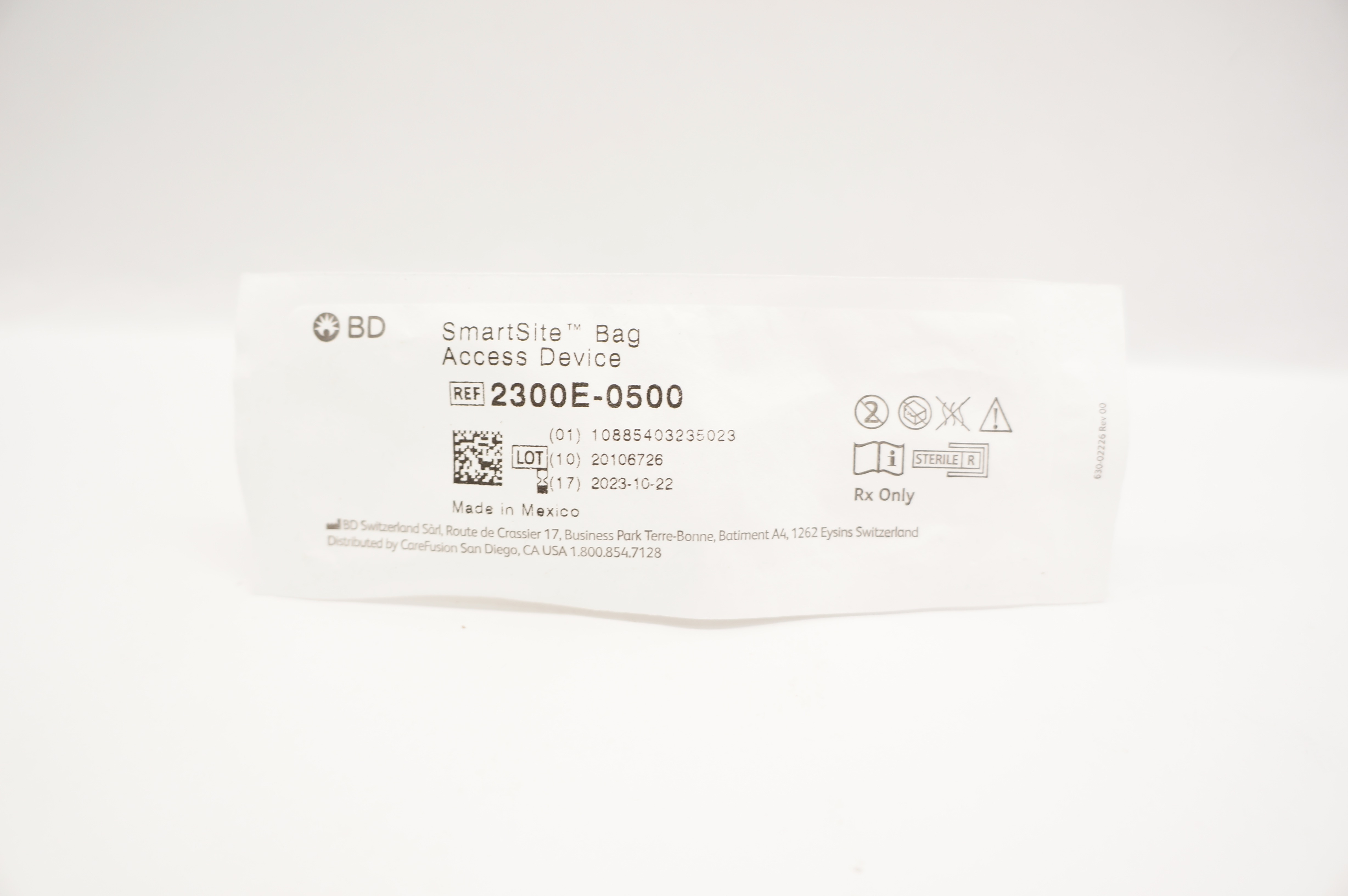 BD 2300E-0500 BD SmartSite Bag Access Device (x)