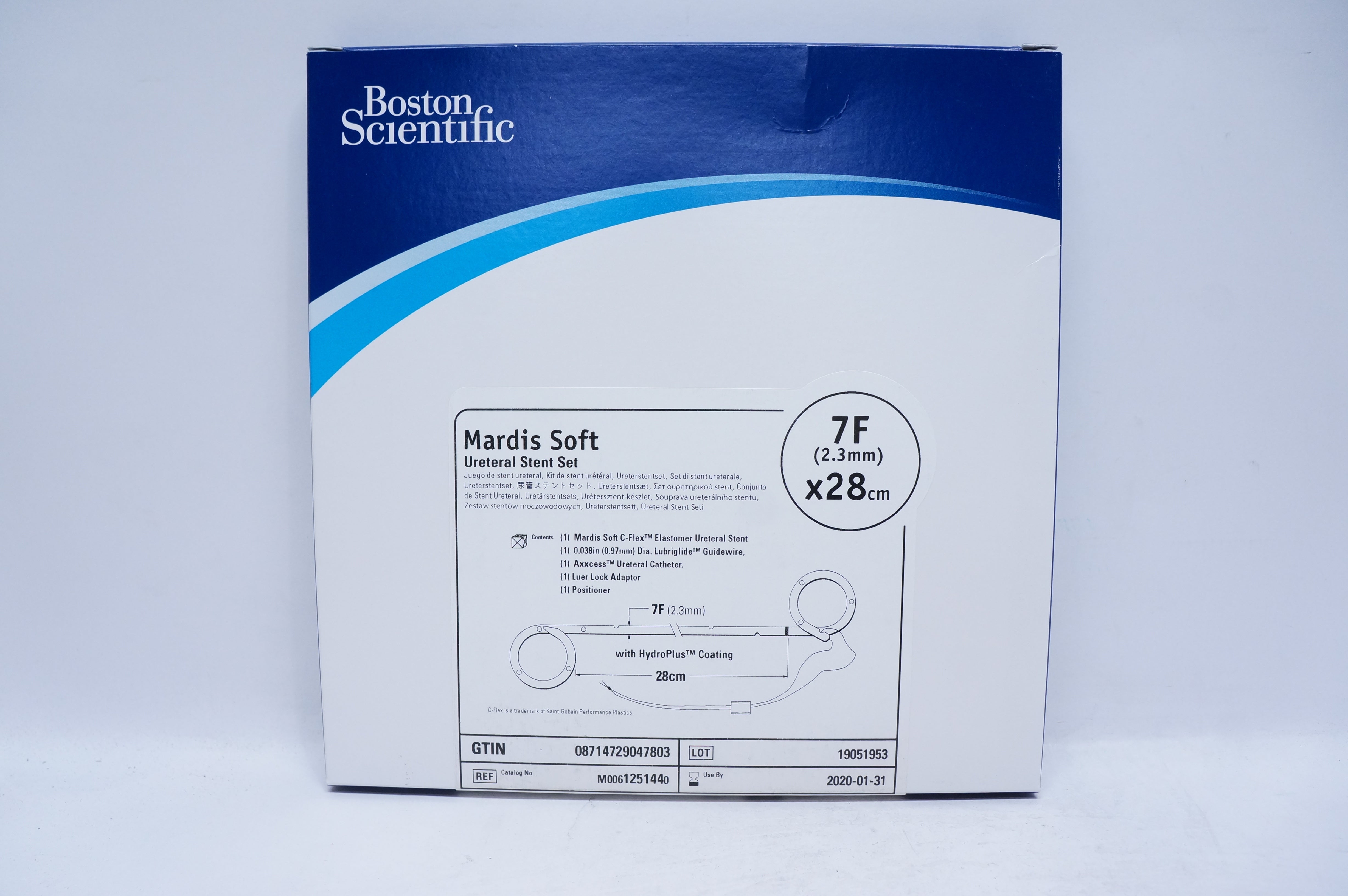 Boston Scientific 125144 Mardis Soft Ureteral Stnt Set 7F x 28cm (x)